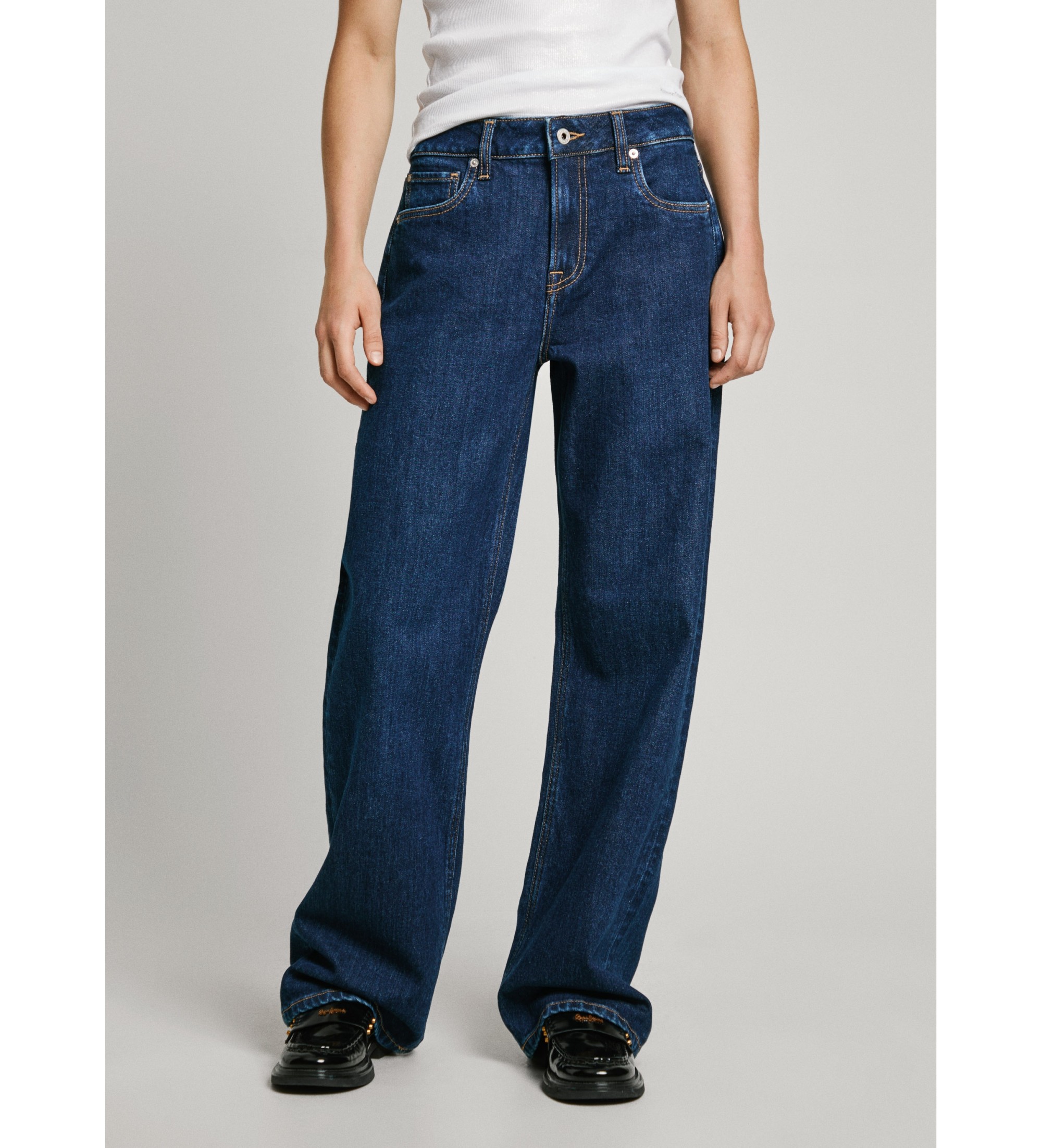 Pepe Jeans für Damen. PL204699EE2 Jeans in lockerer Passform Hazel blau (29/32), Lässig, Baumwolle, Denim