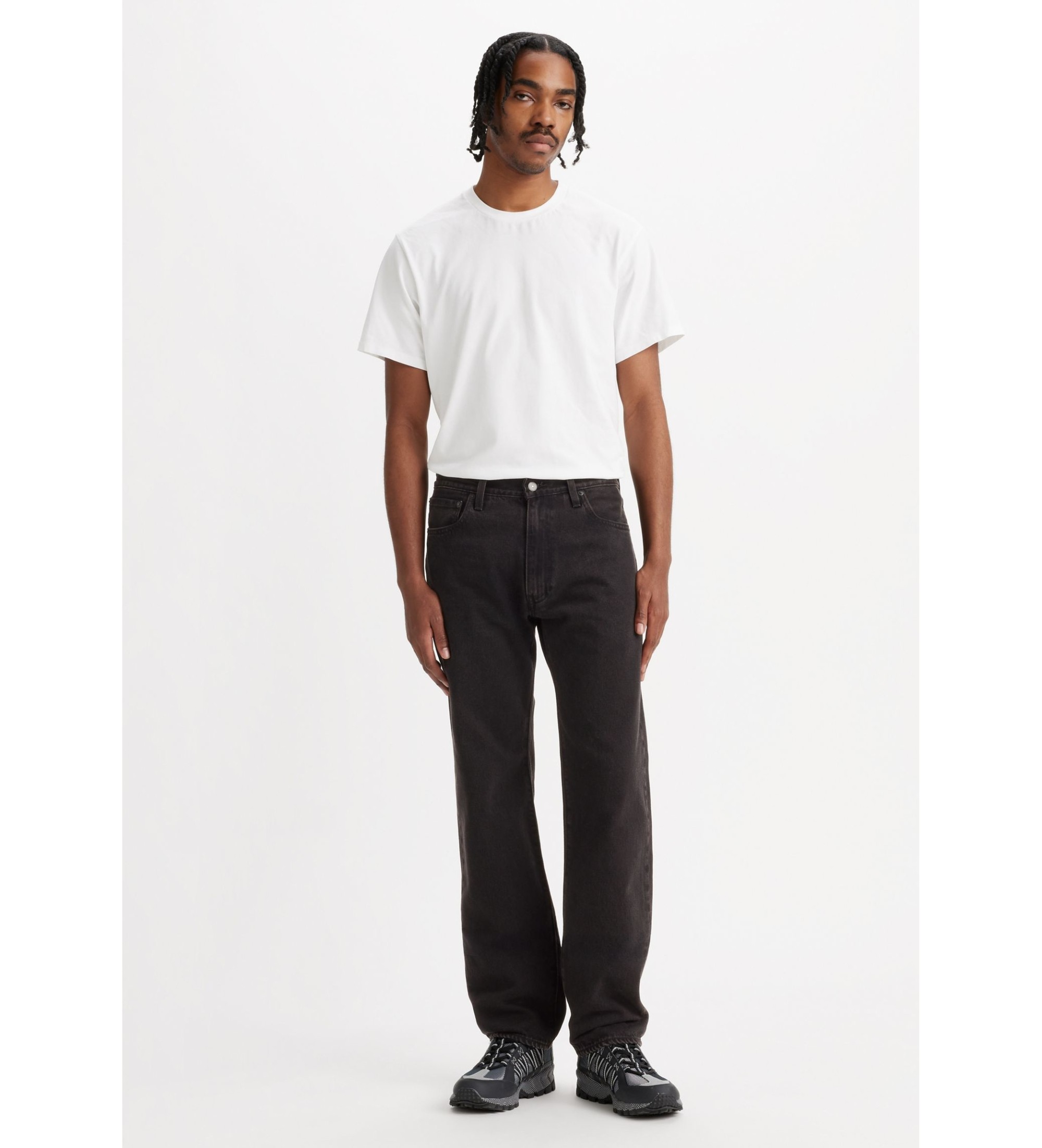 Levi's für Herren. 000LO-0002 Jeans 555 Relaxed Straight, schwarz (32/32), Lässig, Baumwolle, Denim