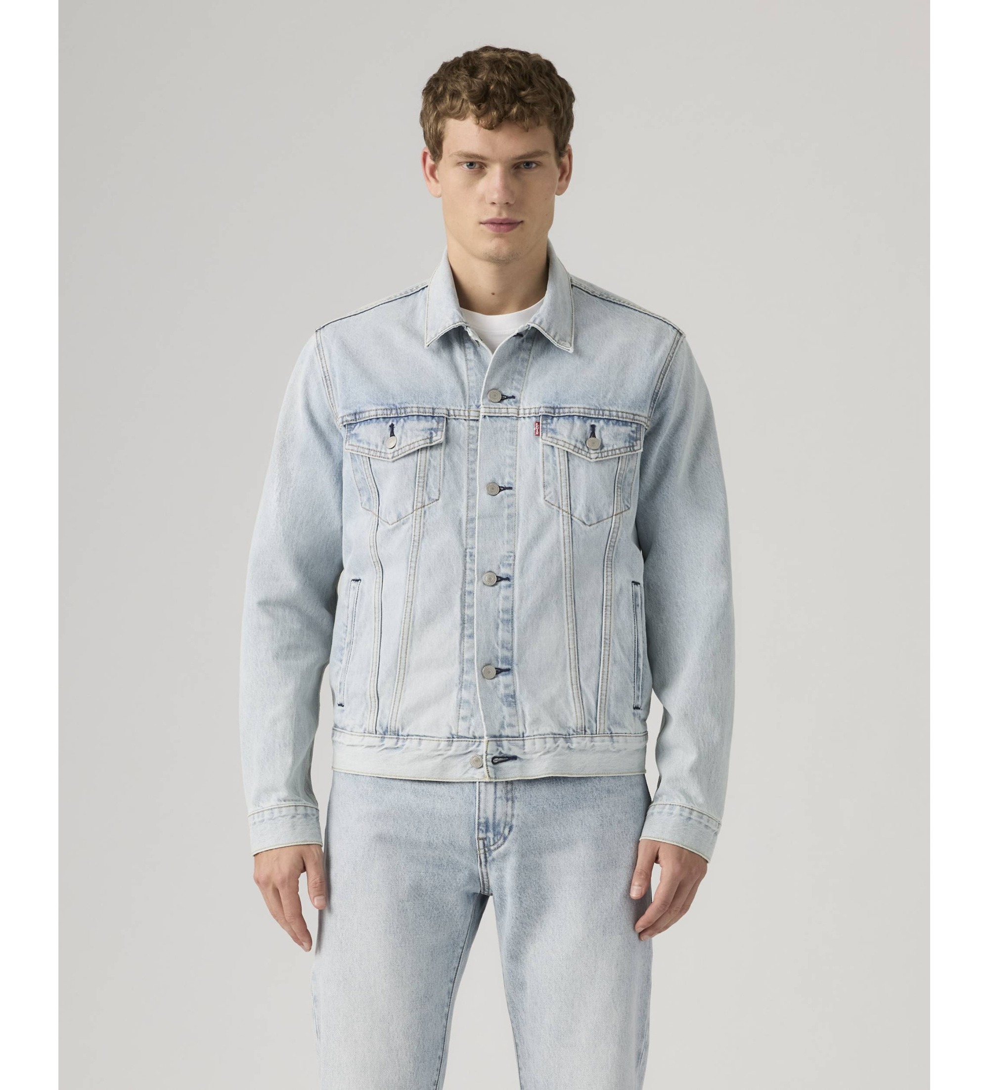 Levi's für Herren. 72334-0775 Jacke The Trucker blau (M), Lässig, Baumwolle