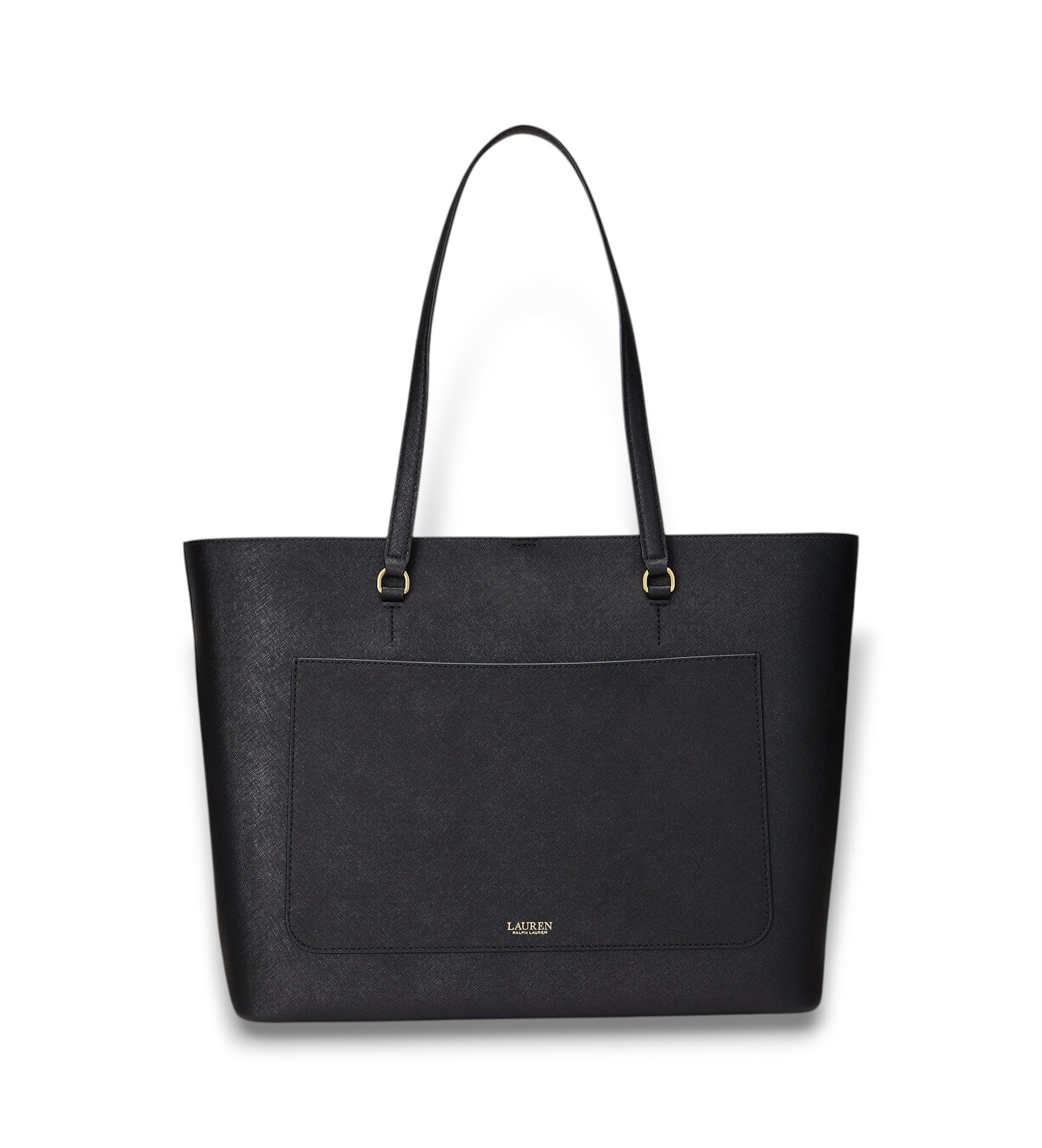 Lauren Ralph Lauren für Damen. 431911655001 Karly large cross body tote bag schwarz (OSFA), Lässig, Leder