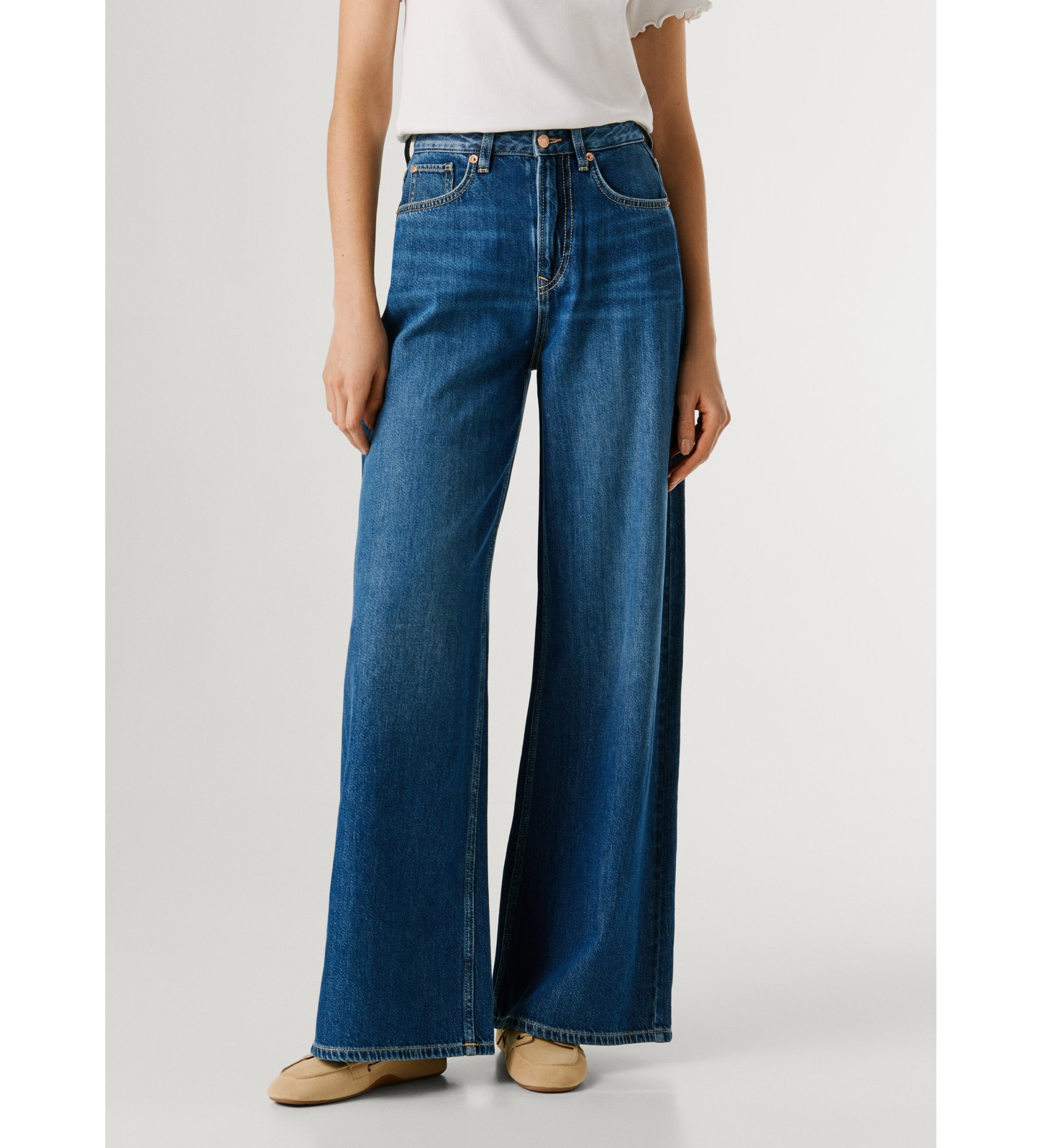 Pepe Jeans für Damen. PL20474044F2 Jeans Jaimy blau (26/32), Lässig, Baumwolle, Denim