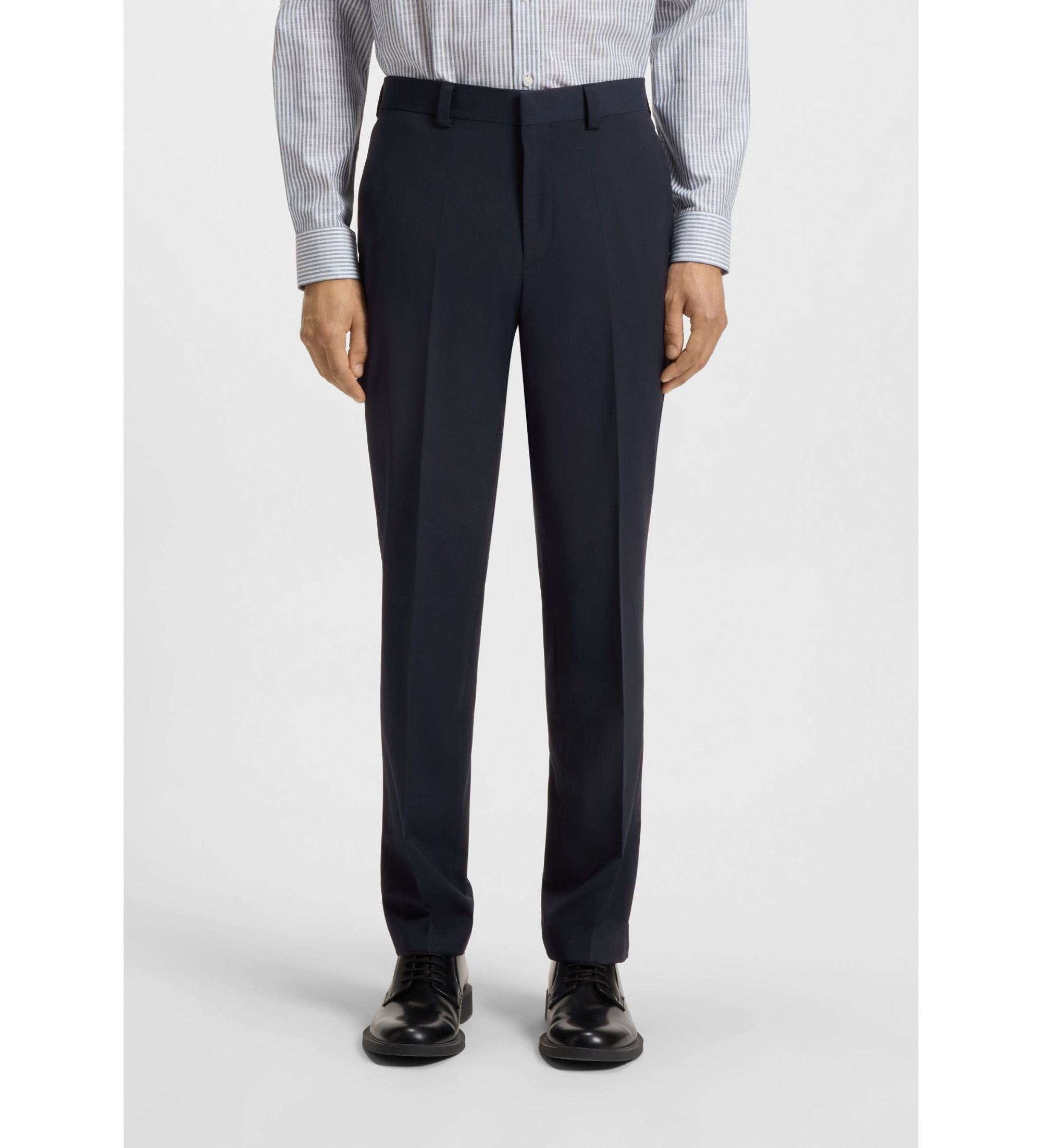 HUGO für Herren. 50540150 Tom253X marineblaue Hose (44), Lässig, Party, Wolle, Klassisch