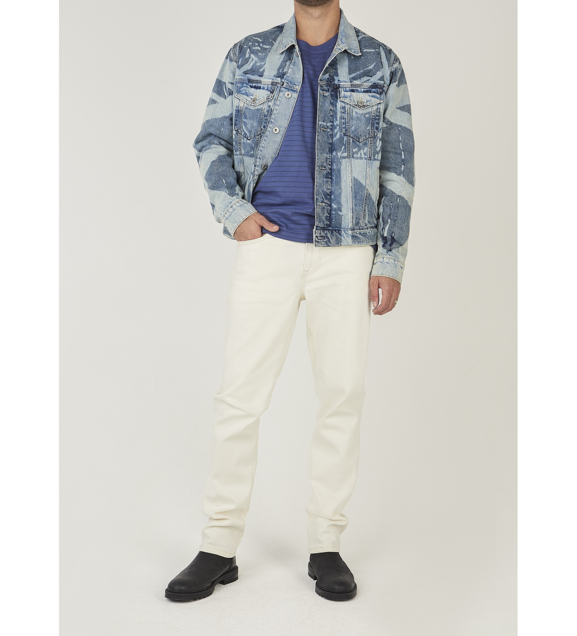 Pepe Jeans für Herren. PM2083981CB Schlanke Schlupfhose weiß (32/30), Lässig, Baumwolle