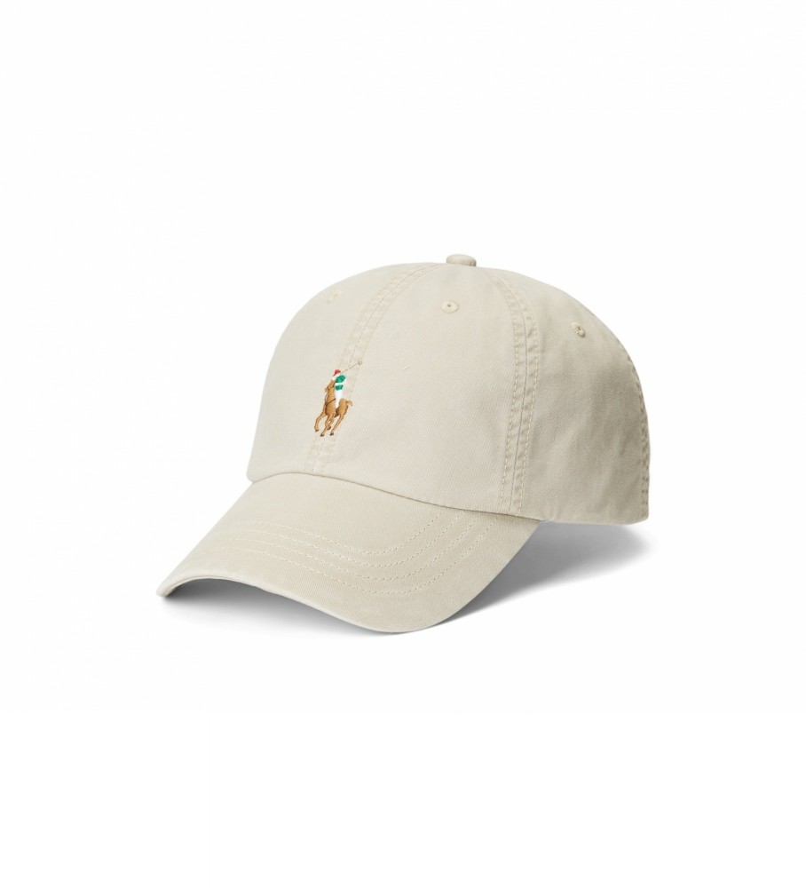 Polo Ralph Lauren für Herren. 710834737013 Elastische Baumwoll-Twill-Kappe in Beige (OSFA), Lässig, Baumwolle