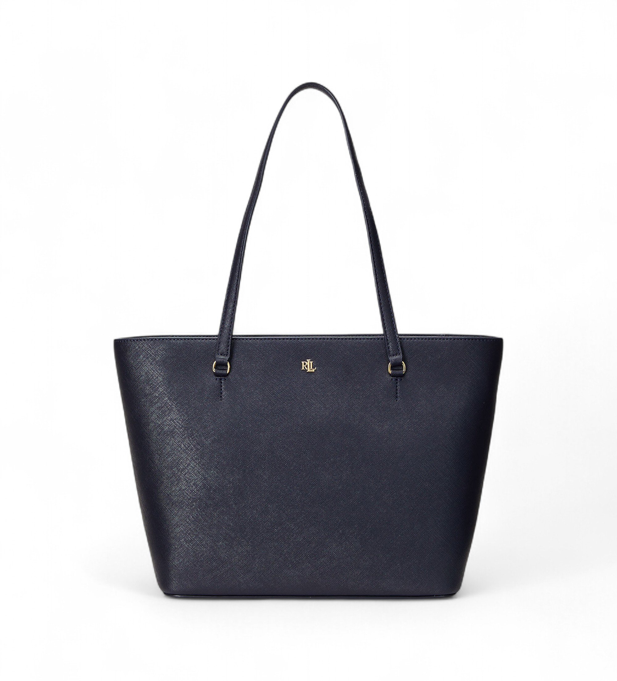 Lauren Ralph Lauren für Damen. 431924351007 Karly marineblaue Tragetasche (OSFA), Lässig, Leder