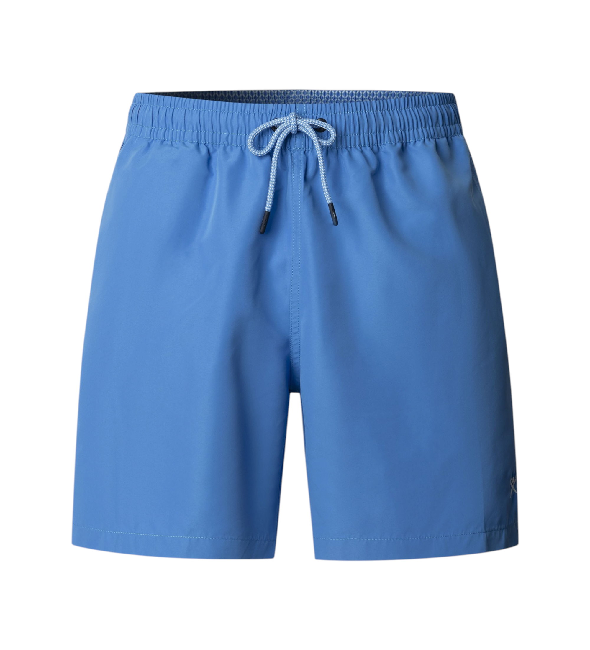 Hackett London für Herren. HMB100048 Badehose Icon Solid, blau (L), Weiß, Lässig, Strandbekleidung, Polyester