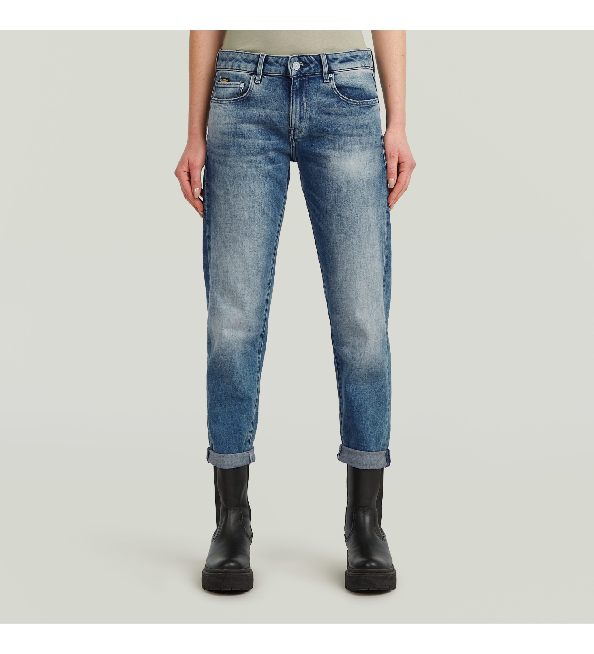 G-Star für Damen. D27285-C052-A802 Blaue Kate Boyfriend-Jeans (29/34), Lässig, Denim, Bio-Baumwolle, Nachhaltig