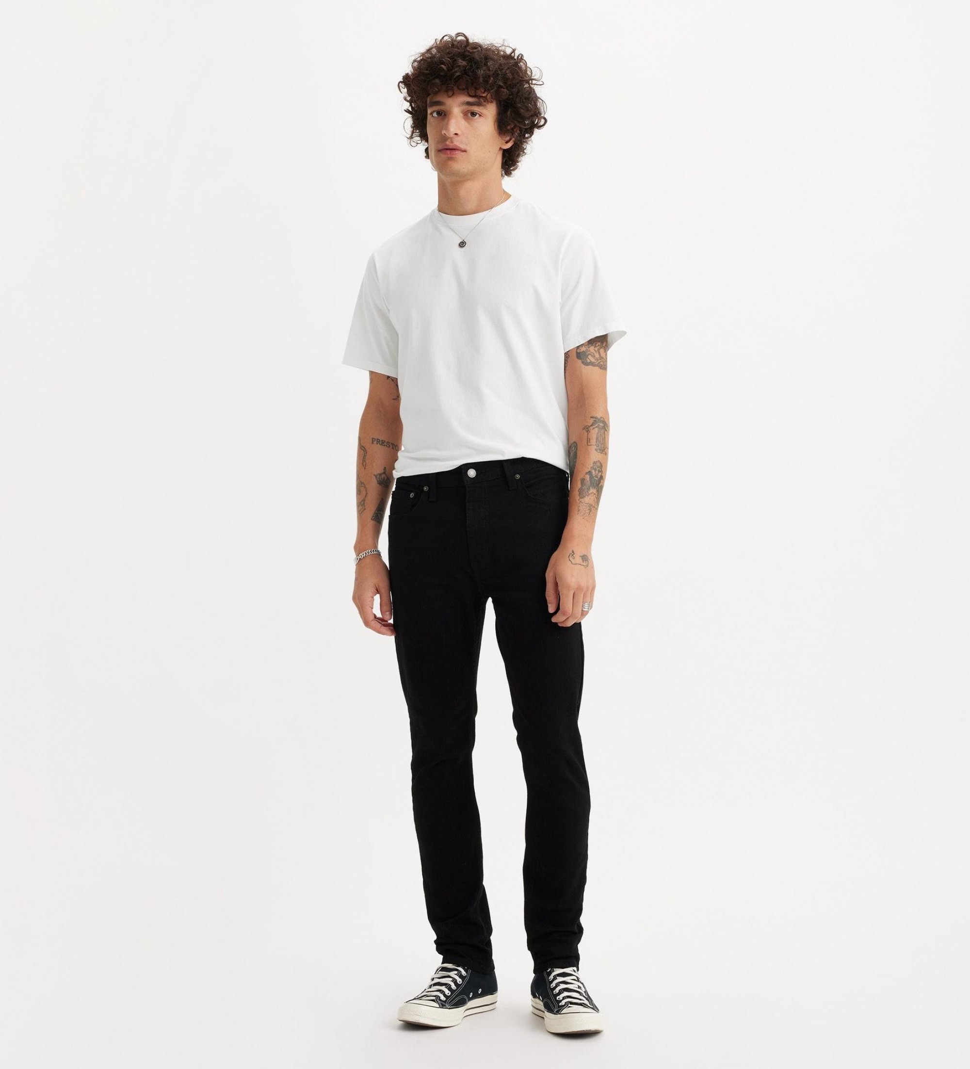 Levi's für Herren. 05510-0862 Jeans 510, schmal geschnitten, schwarz (36/32), Lässig, Baumwolle, Denim