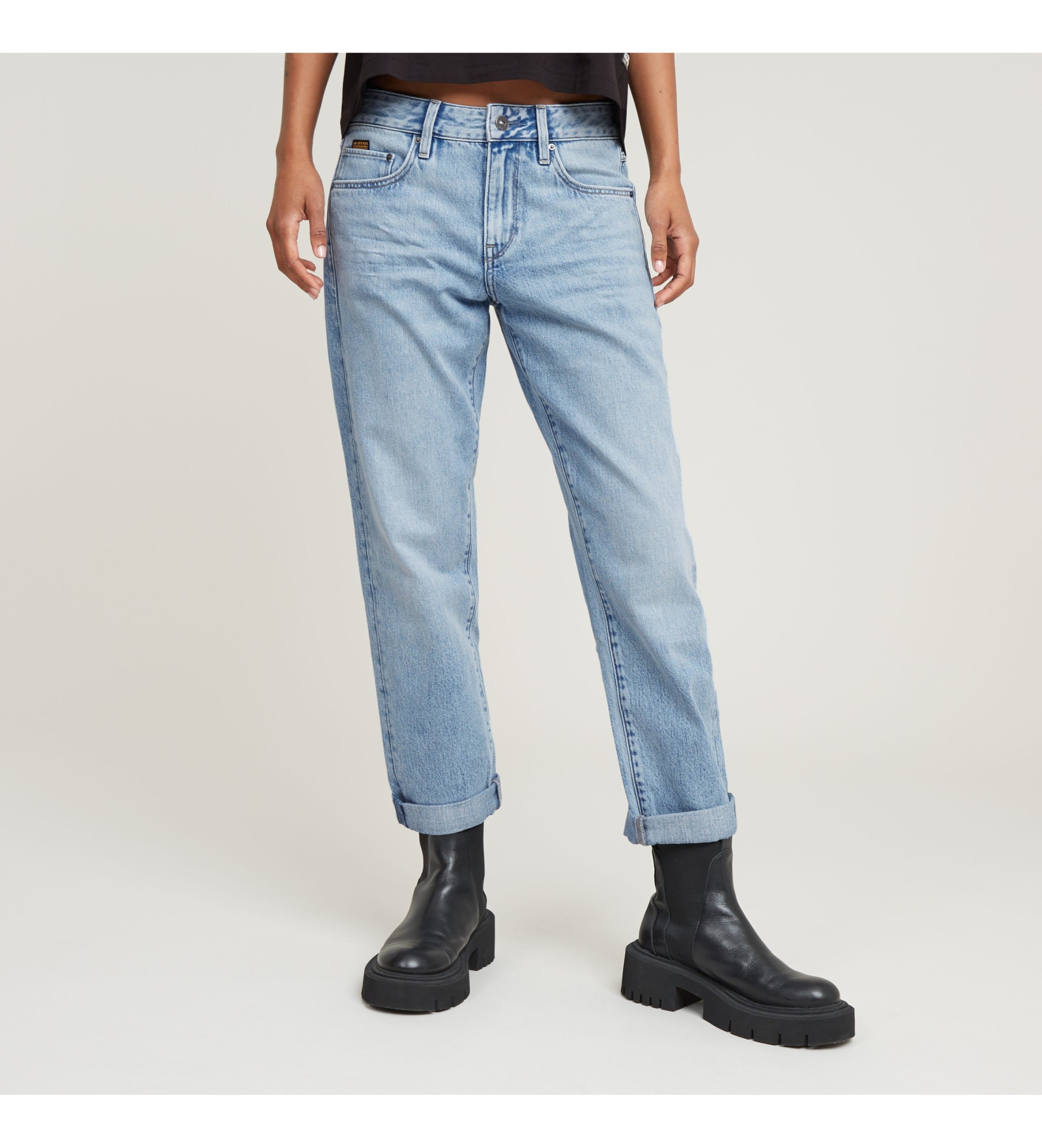 G-Star für Damen. D15264-D932-H110 Blaue Kate Boyfriend-Jeans (31/30), Lässig, Denim, Bio-Baumwolle, Nachhaltig