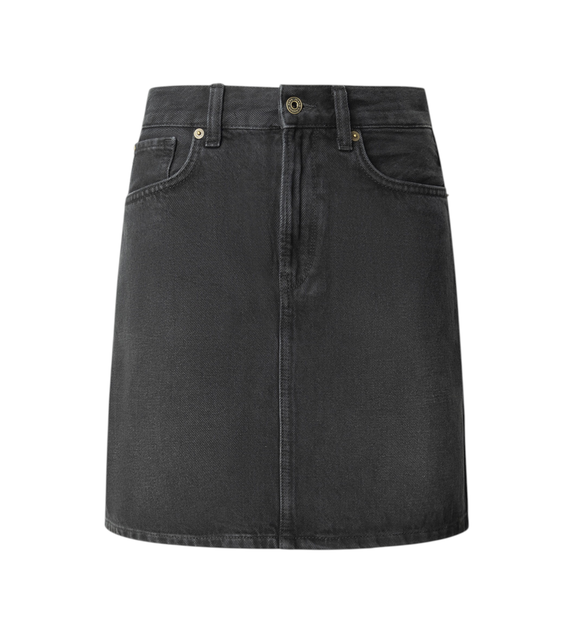 Pepe Jeans für Damen. PL90112449F0 Minirock Hw, schwarz (M), Lässig, Baumwolle