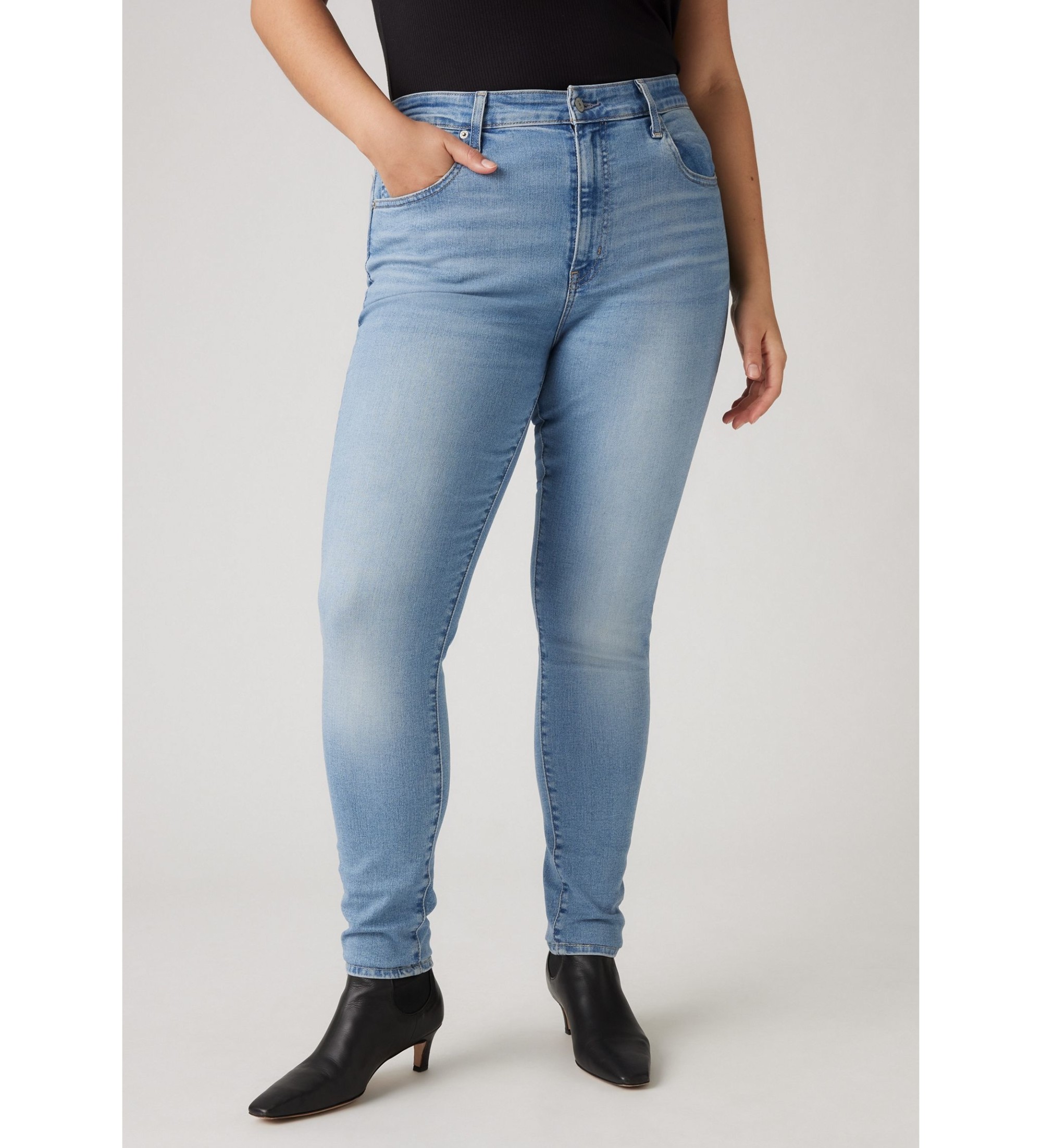 Levi's für Damen. 18882-0601 Jeans 721 High Rise Skinny, blau (28/28), Lässig, Baumwolle, Denim