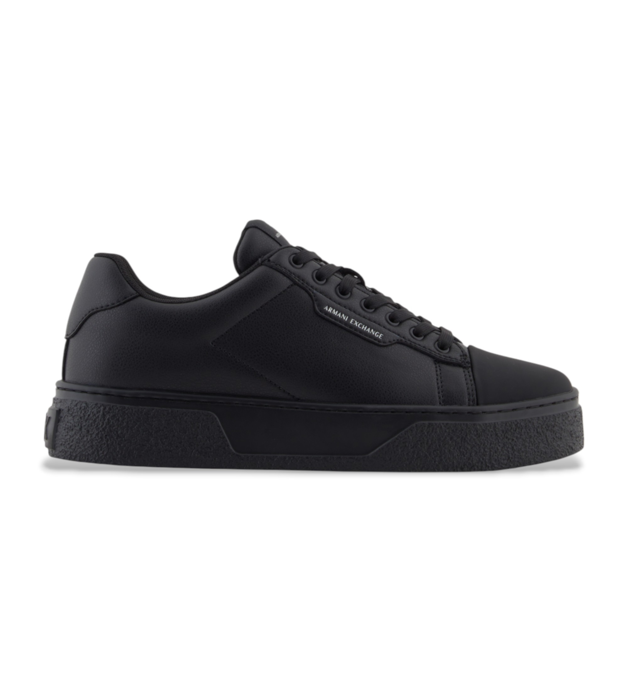 A|X Armani Exchange für Herren. XM001666AF19143UC001 Schwarze Derby-Schuhe (45), Wohnung, Schnürsenkel, Lässig