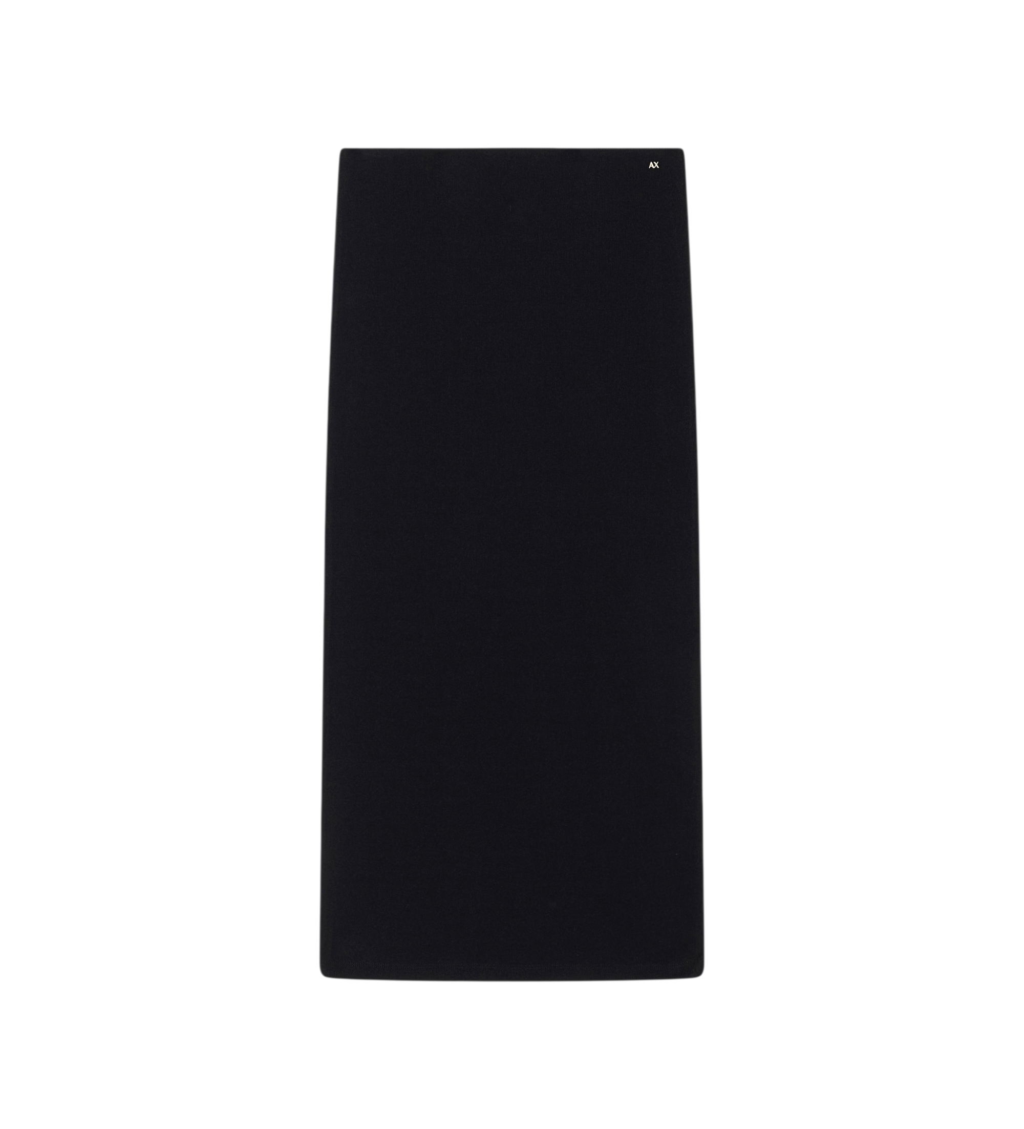A|X Armani Exchange für Damen. XW001835AF18852UC001 Schwarzer Midi-Rock (S), Lässig, Klassisch, Polyester