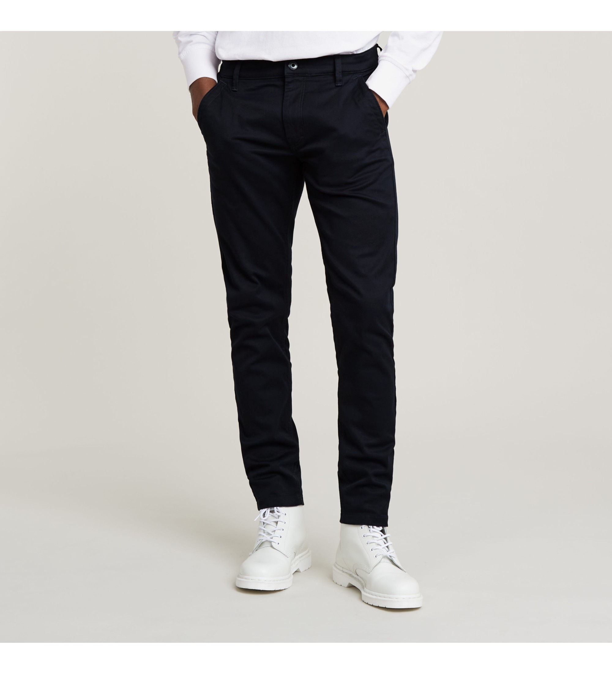 G-Star für Herren. D25179-C105-C742 Skinny-Chino-Hose 3.0, marineblau (31/32), Lässig, Bio-Baumwolle, Nachhaltig