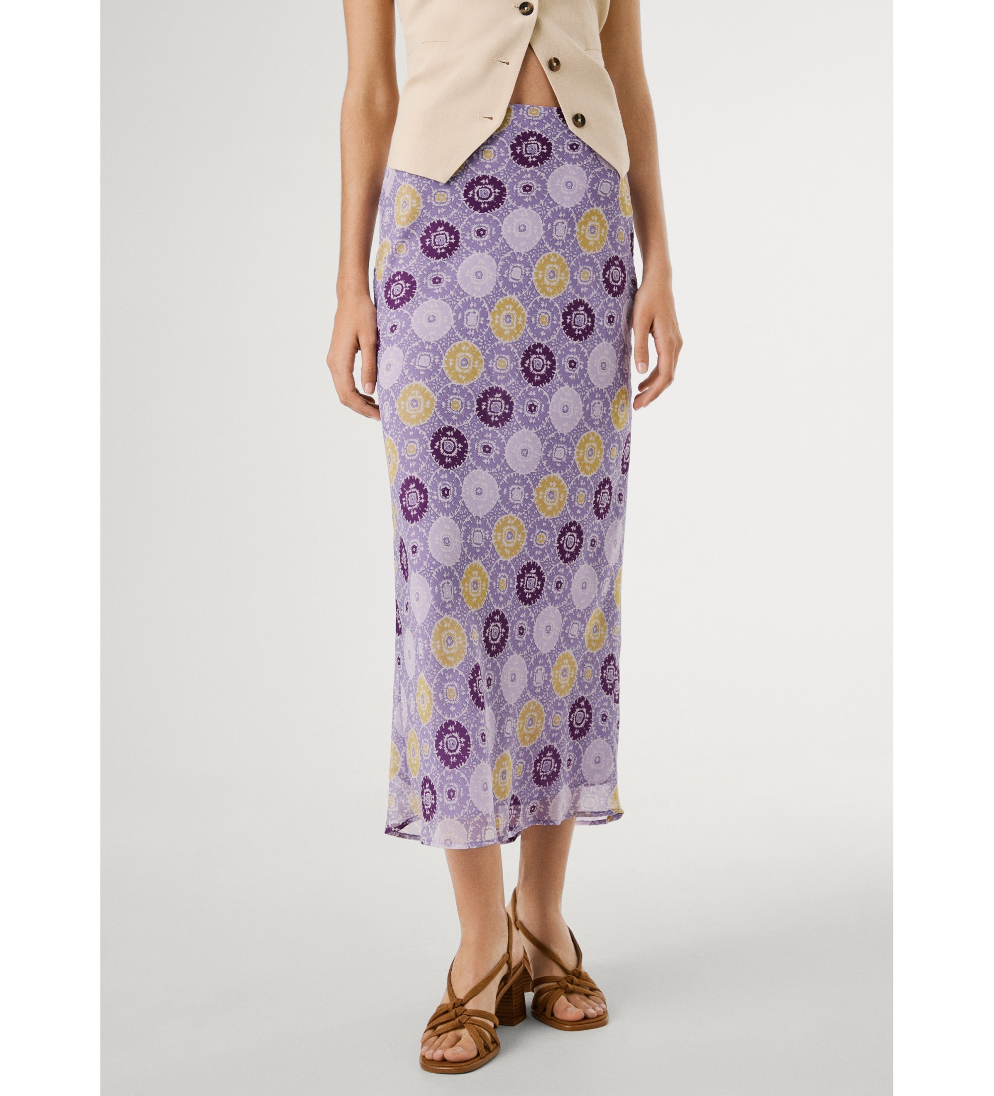 Pepe Jeans für Damen. PL901233 Lila Luly-Rock (M), Lässig, Flieder, Polyester