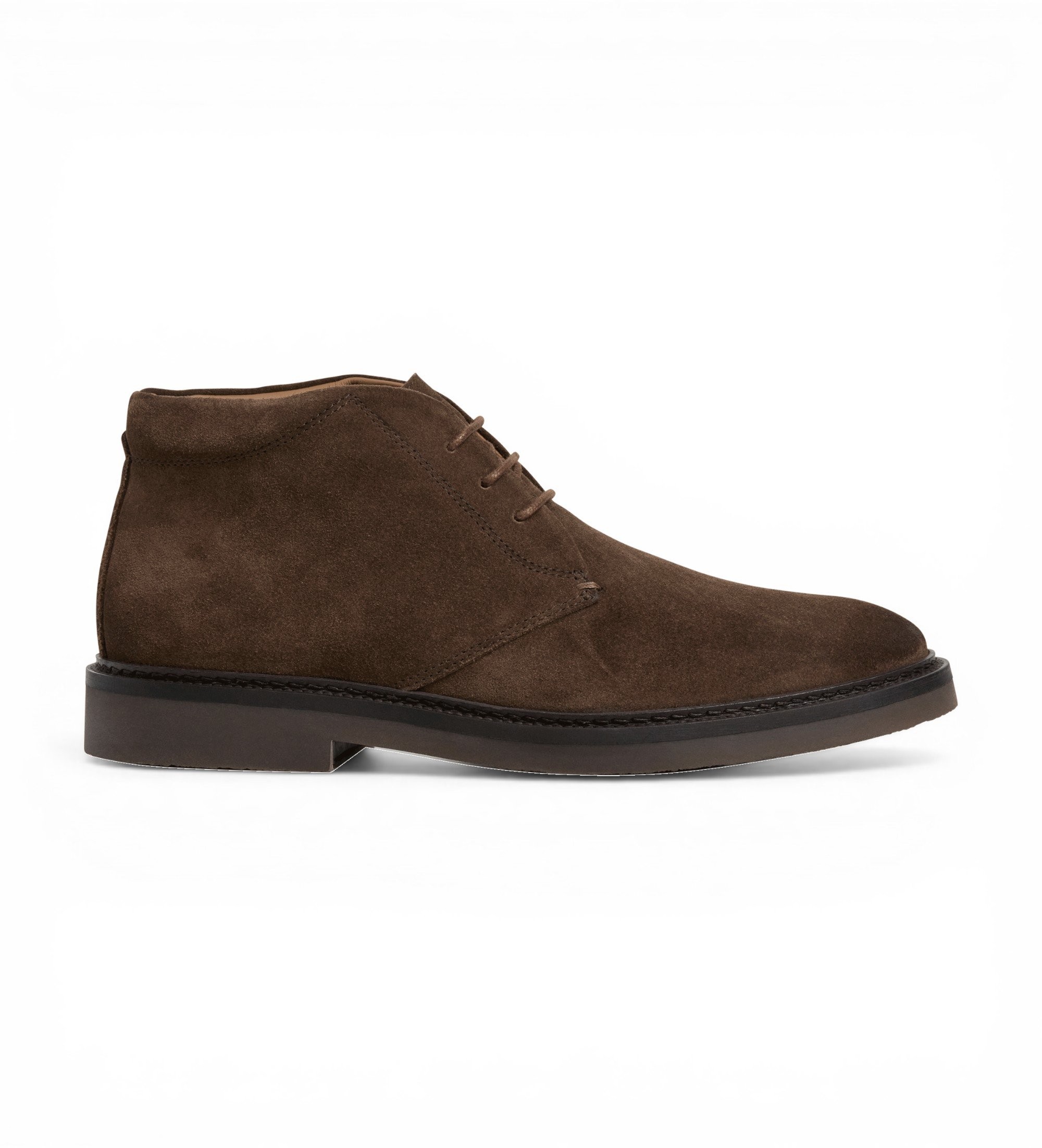 Hackett London für Herren. HMS200138 Braune Elsted Chukka Wildlederstiefeletten (46), Wohnung, Spaltleder, Schnürsenkel, Lässig, Klassisch