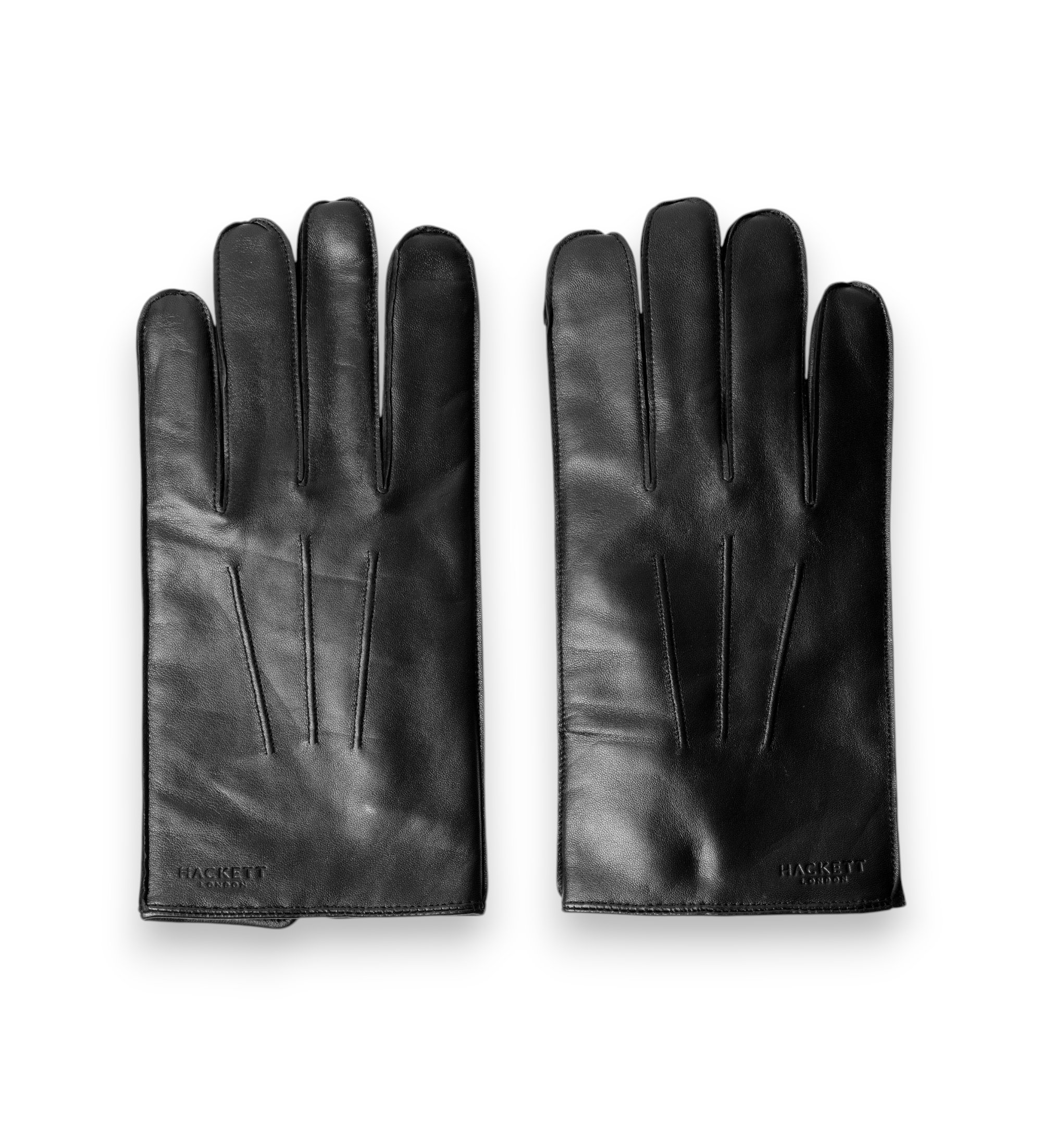 Hackett London für Herren. HM0400121 Lederhandschuhe Class schwarz (M), Lässig, Klassisch