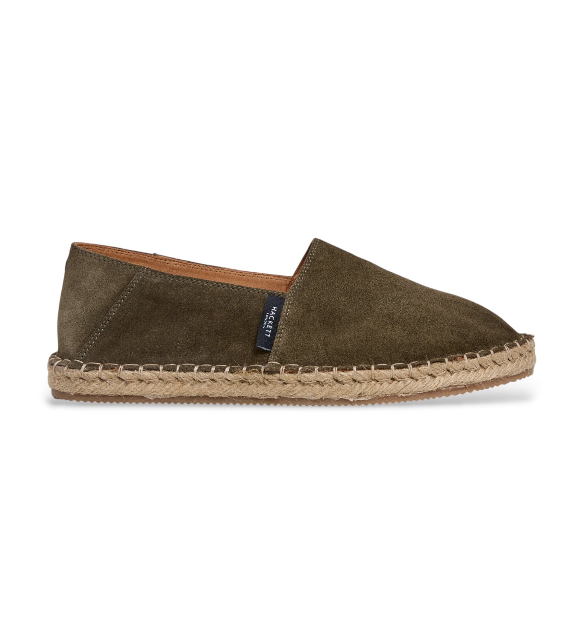 Hackett London für Herren. HMS200102 Grüne Baywatch-Espadrilles aus Wildleder (45), Wohnung, Keine, Lässig