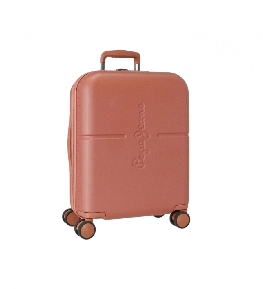 Pepe Jeans für Damen. PL031391 55 cm großer Trolley-Koffer in Orange (OSFA), Lässig, ABS/Polykarbonat, Kabine