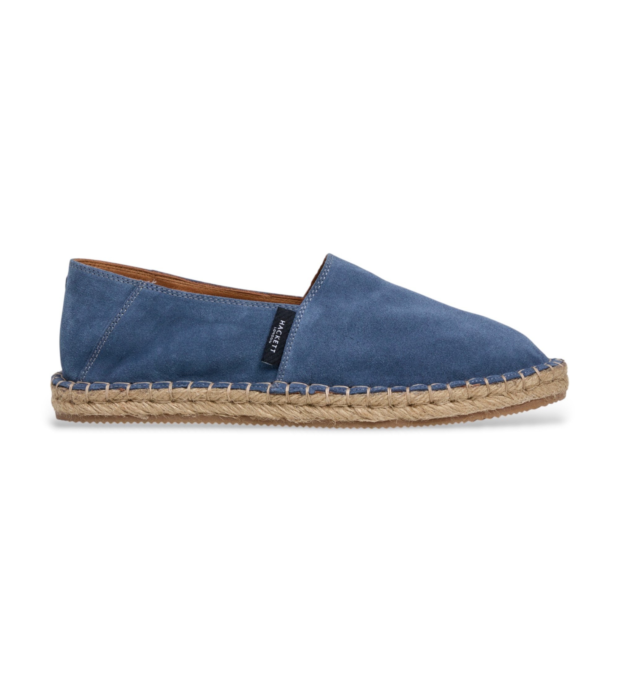 Hackett London für Herren. HMS200102 Blaue Baywatch-Espadrilles aus Wildleder (45), Wohnung, Keine, Lässig