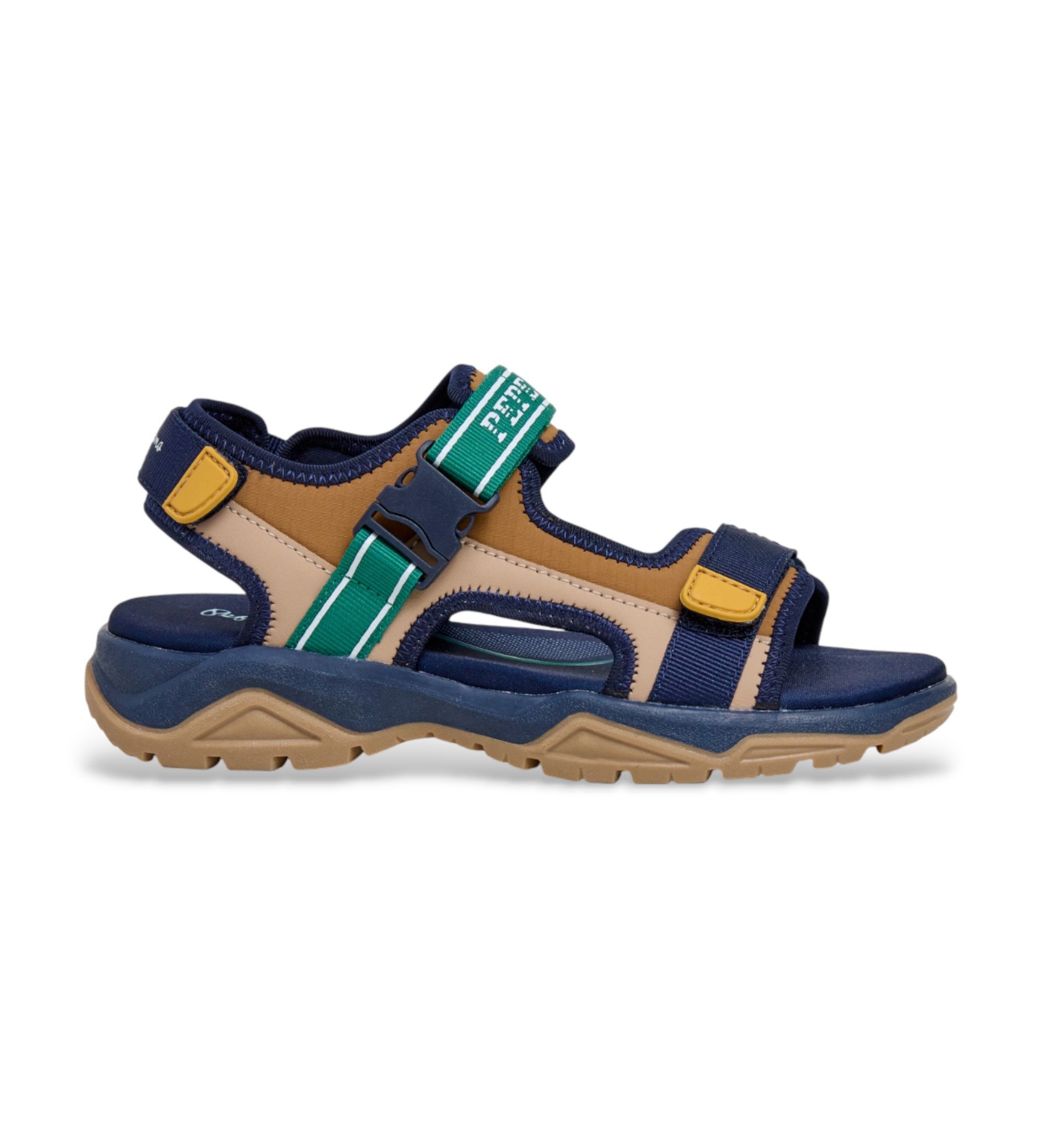 Pepe Jeans Unisex für Kinder. PBS900001 Sandalen Maven One marineblau (32), Wohnung, Klettverschluss, Lässig, Kinderbekleidung