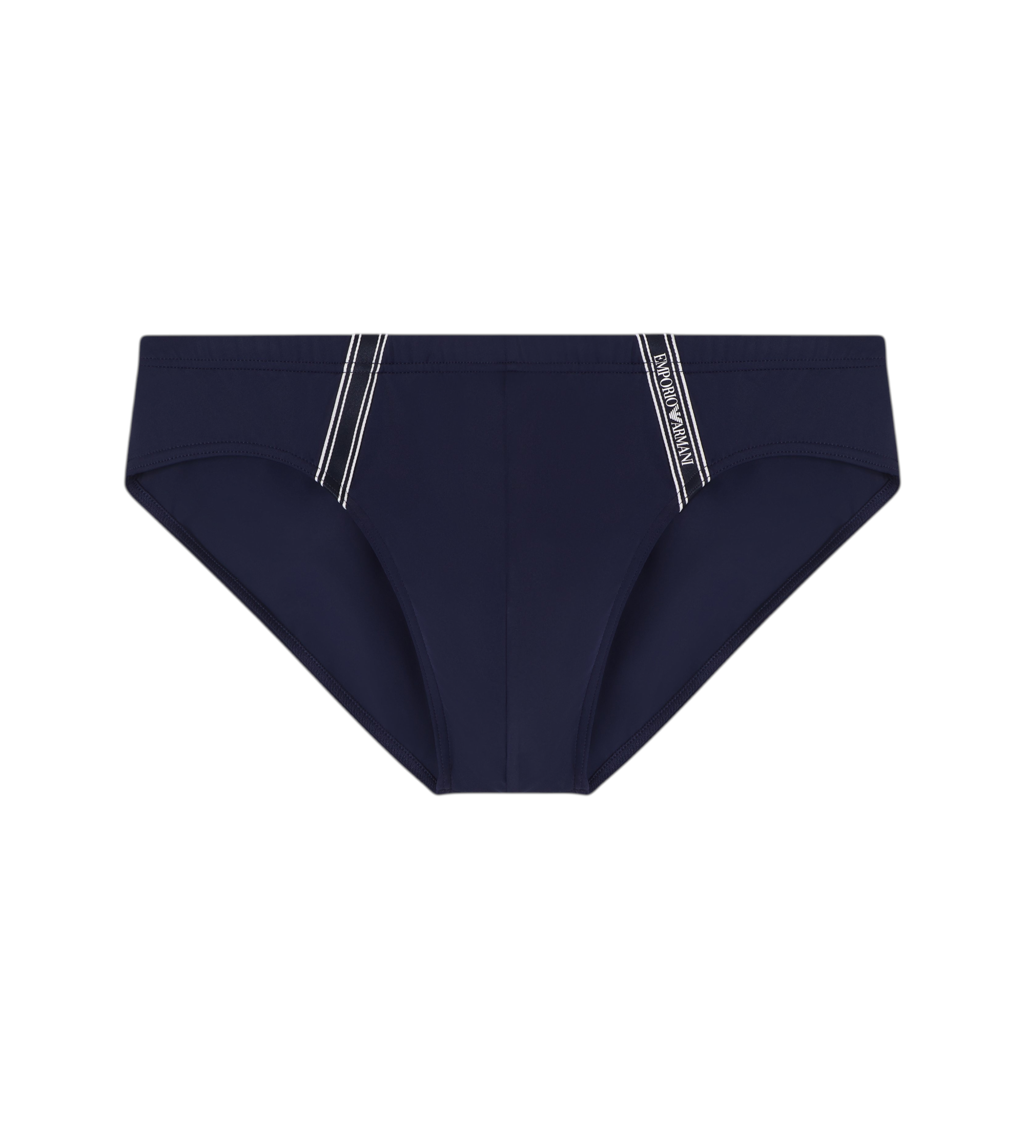 Emporio Armani für Herren. EM000570_AF20426 Slip-Badehose Cint Marine (L), Strandbekleidung, Nylon