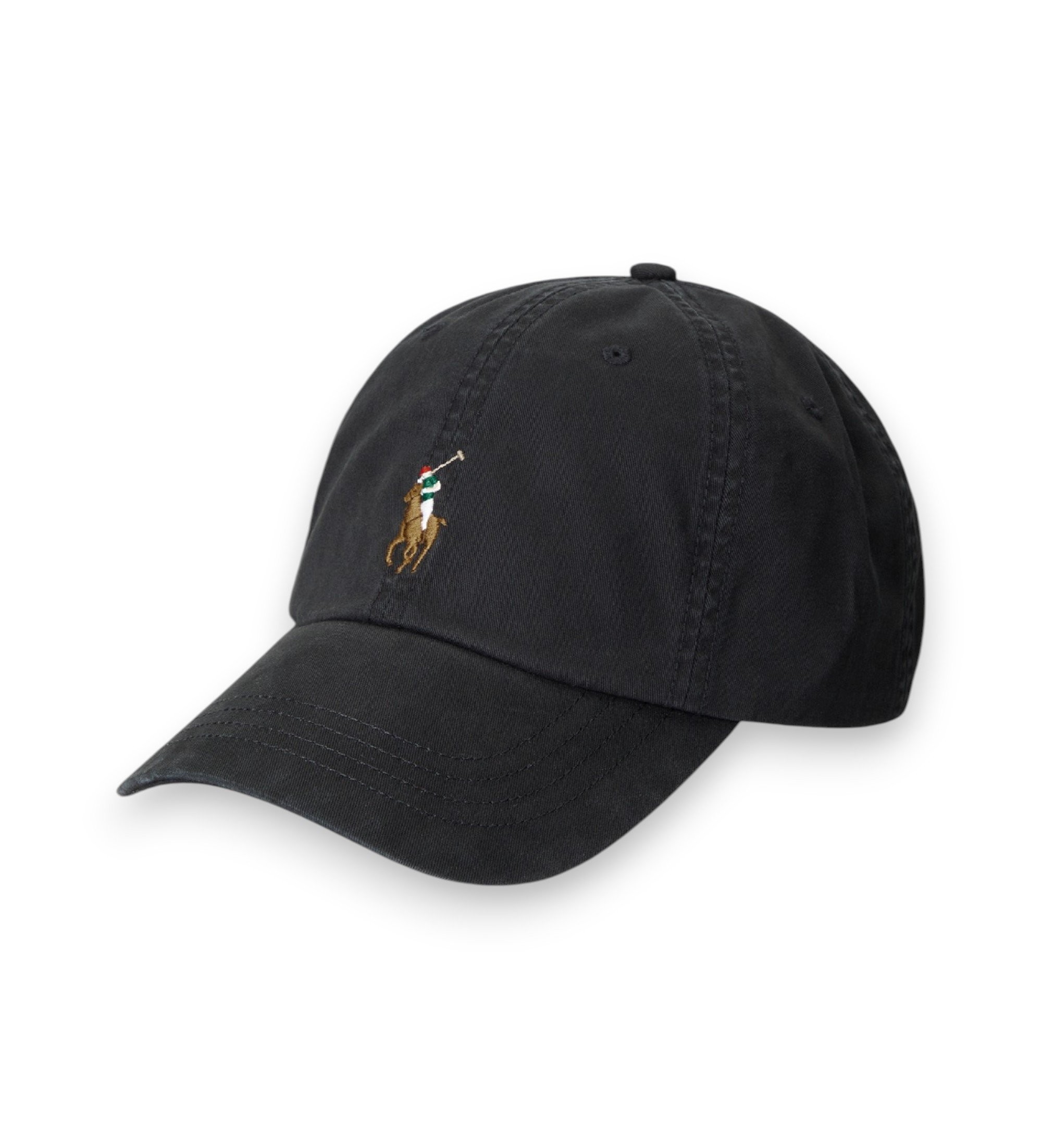 Polo Ralph Lauren für Herren. 710834737021 Baseballkappe aus Baumwollköper schwarz (OSFA), Lässig, Polyester