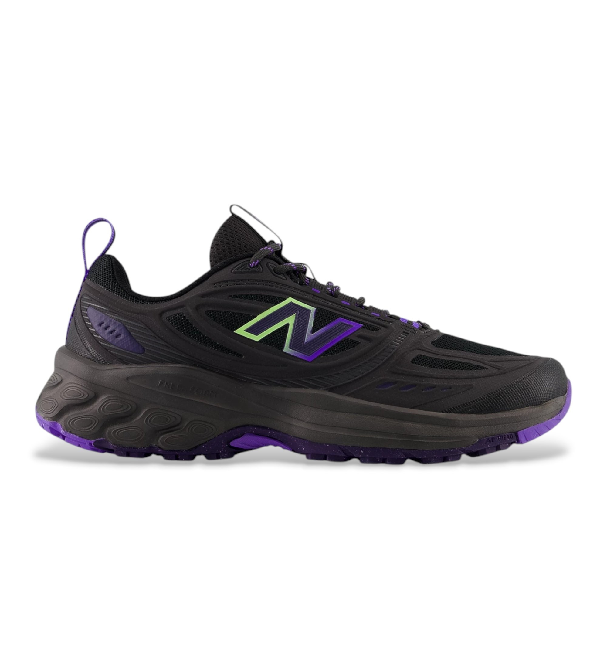 New Balance für Damen. W410V9_RU Fresh Foam 410v9 Trailrunning-Schuh schwarz (39), Stoff, Wohnung, Schnürsenkel, Lässig, Sportlich, Laufen,