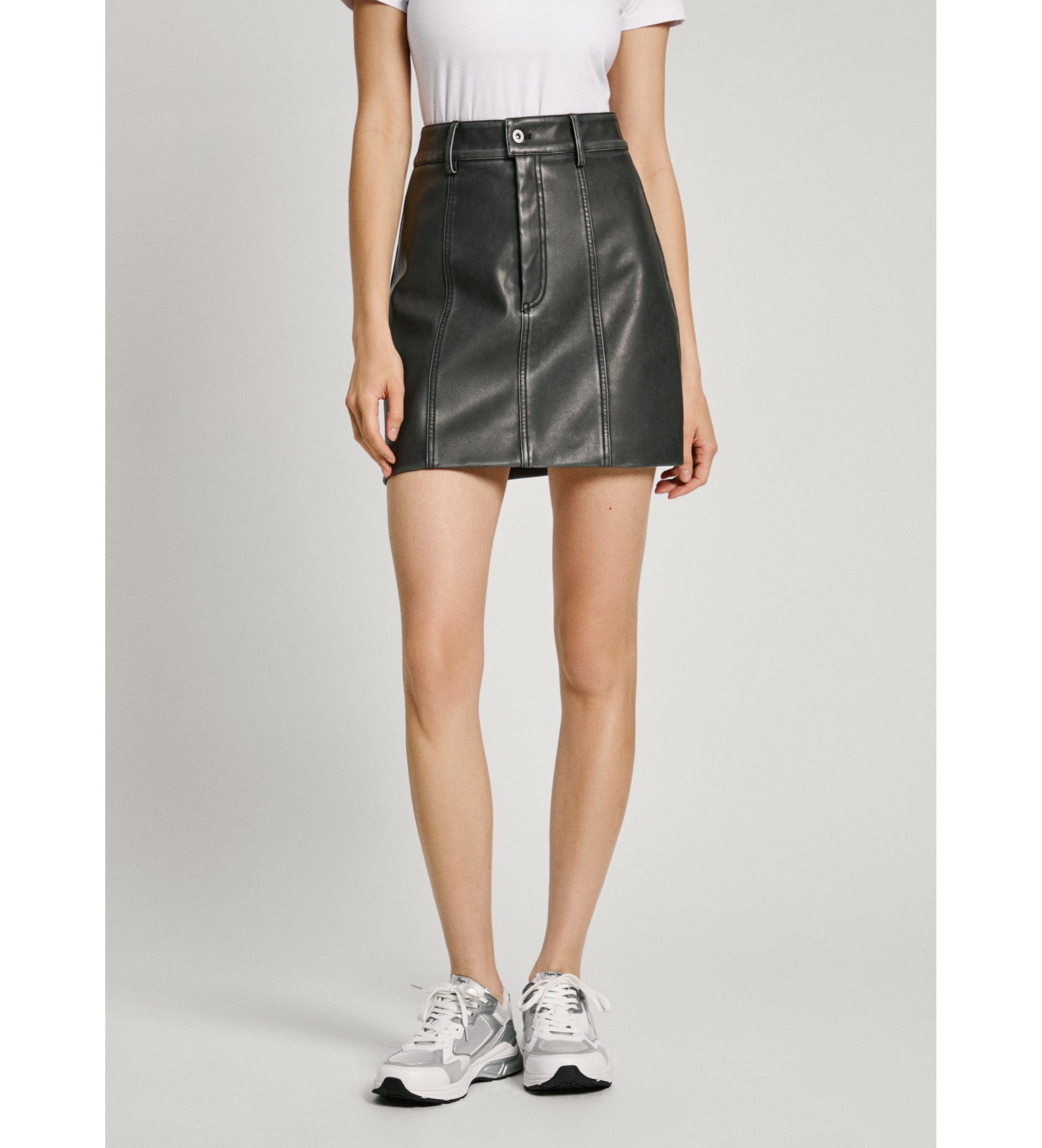 Pepe Jeans für Damen. PL901145 Rock Angy schwarz (S), Lässig, Polyester