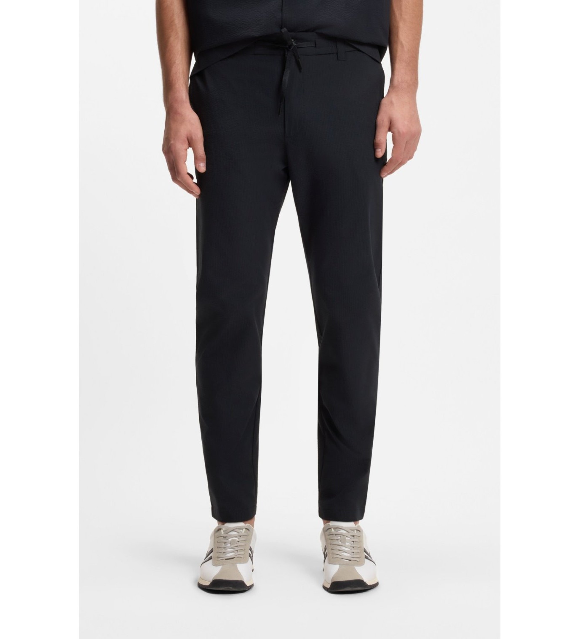 BOSS für Herren. 50562178 Chino-Hose Tapered marineblau (36/34), Lässig, Baumwolle