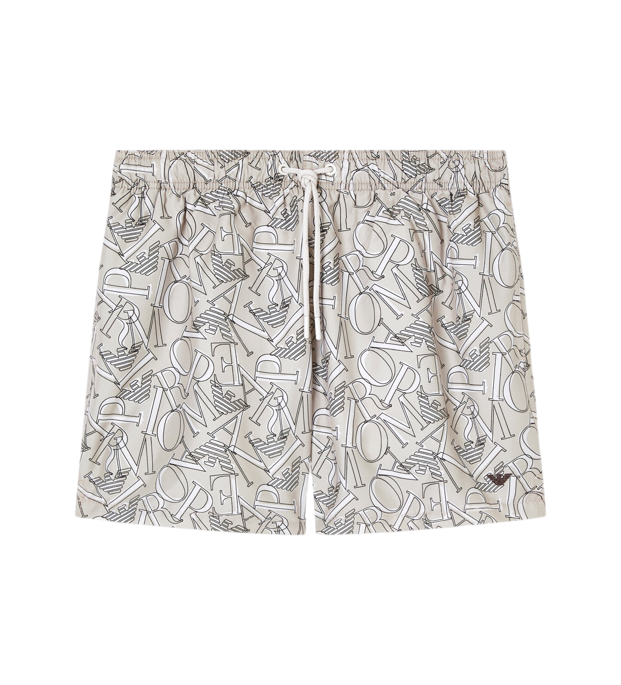 Emporio Armani für Herren. EM000583_AF20440 Badeshorts Allover taupe (M), Strandbekleidung, Polyester