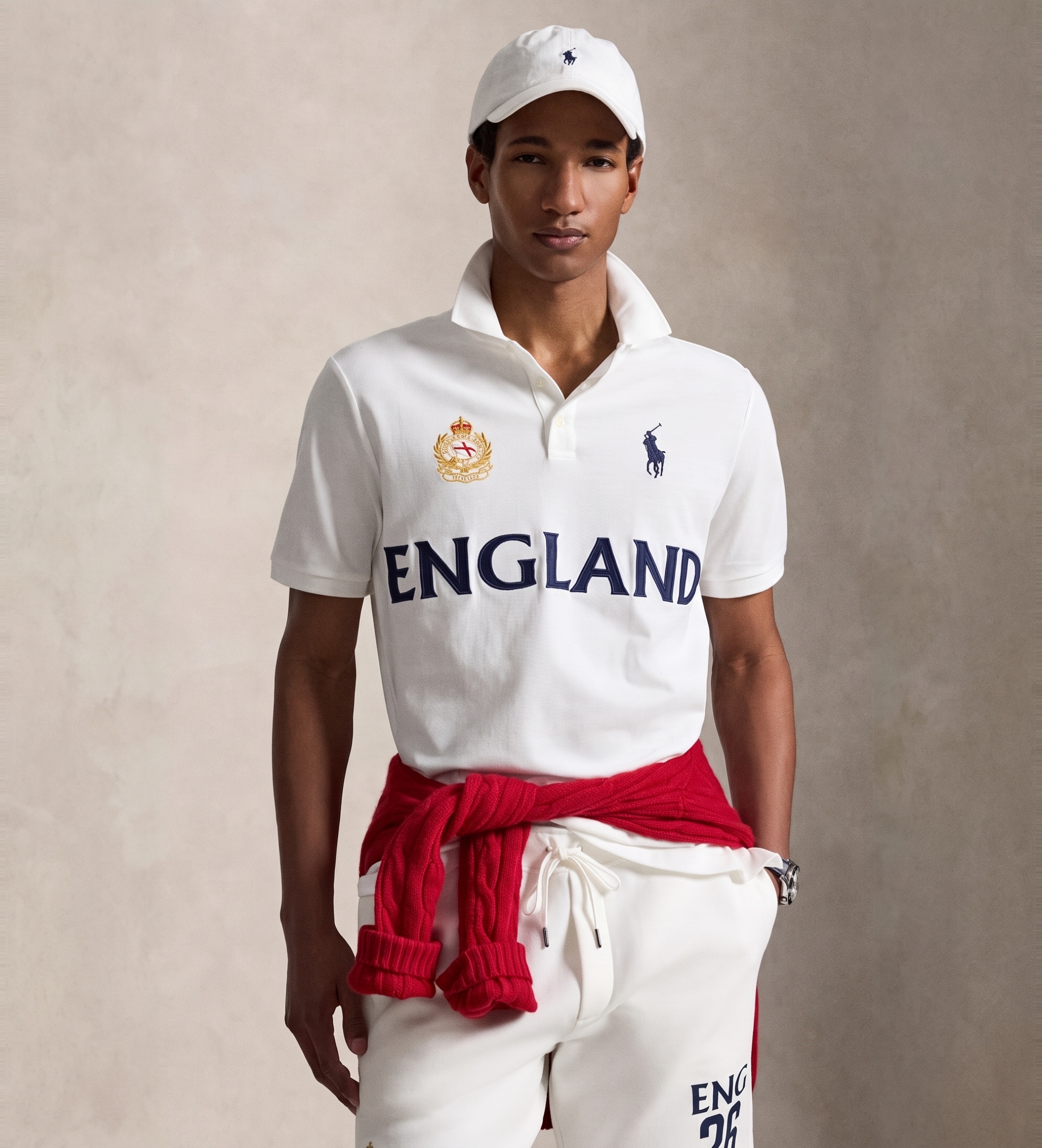 Polo Ralph Lauren für Herren. 710B20867001 Poloshirt England Classic Fit weiß (XXL), Lässig, Baumwolle, Kurzarm