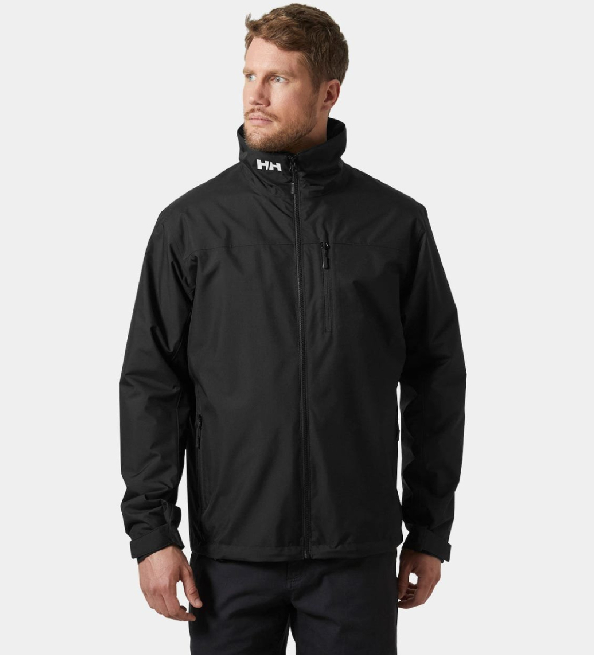 Helly Hansenvoor mannen. 34444 Crew Midlayer 2.0 nautisch jack zwart (L), Polyester, Buiten