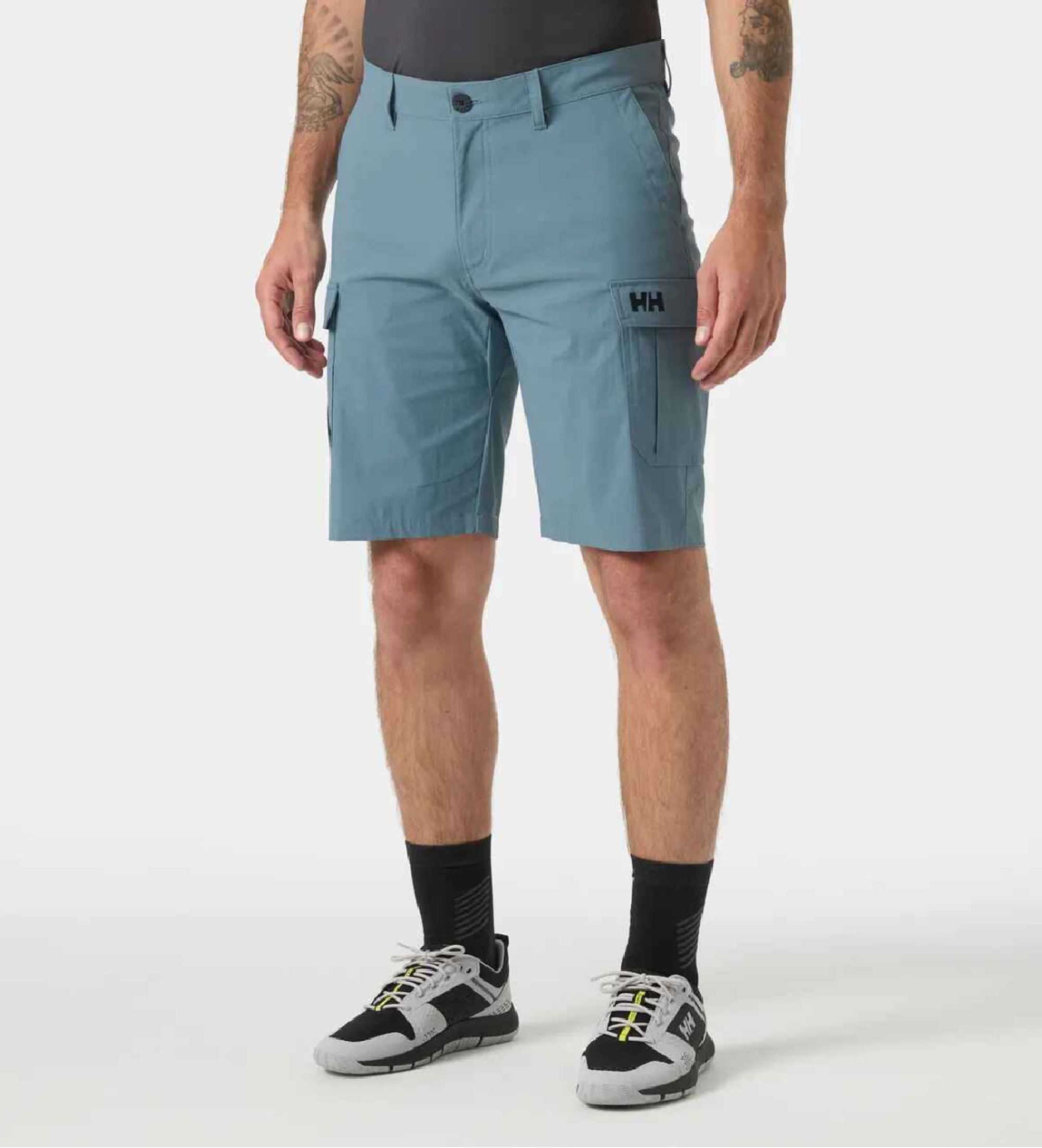 Helly Hansenvoor mannen. 34537 HH Quick Dry cargo bermuda blauw (34), Casual, Polyamide