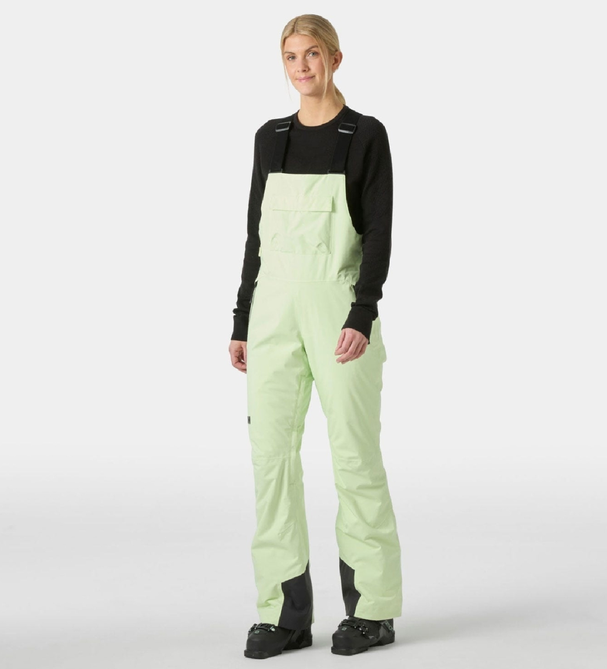 Helly Hansenvoor vrouwen. 65800 Legendary Insulated Bib broek groen (XL), Polyester, Buiten