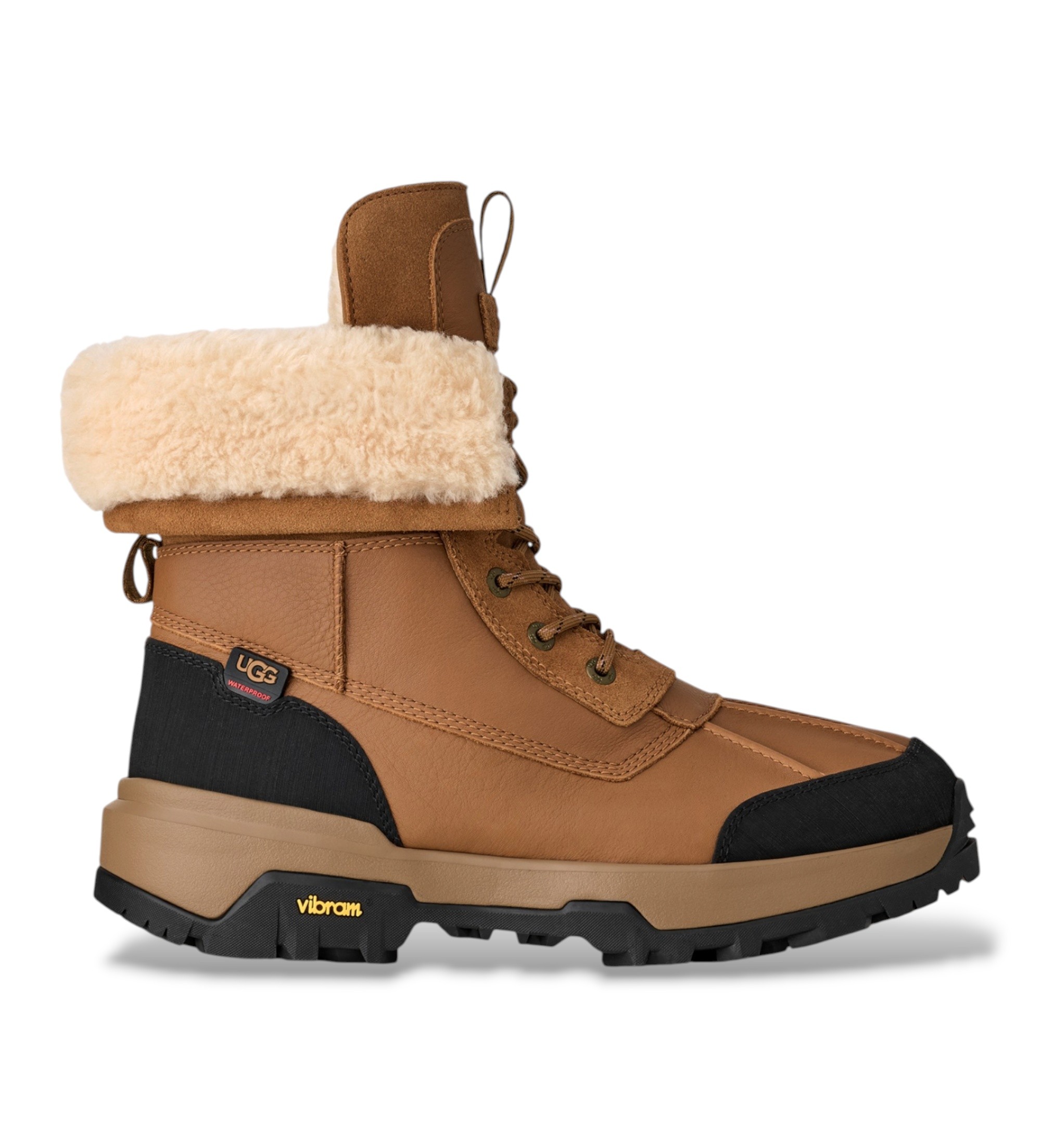 UGG für Herren. 1170770 Adirondack XXV Lederstiefel braun (45), Wohnung, Schnürsenkel, Lässig, Draußen