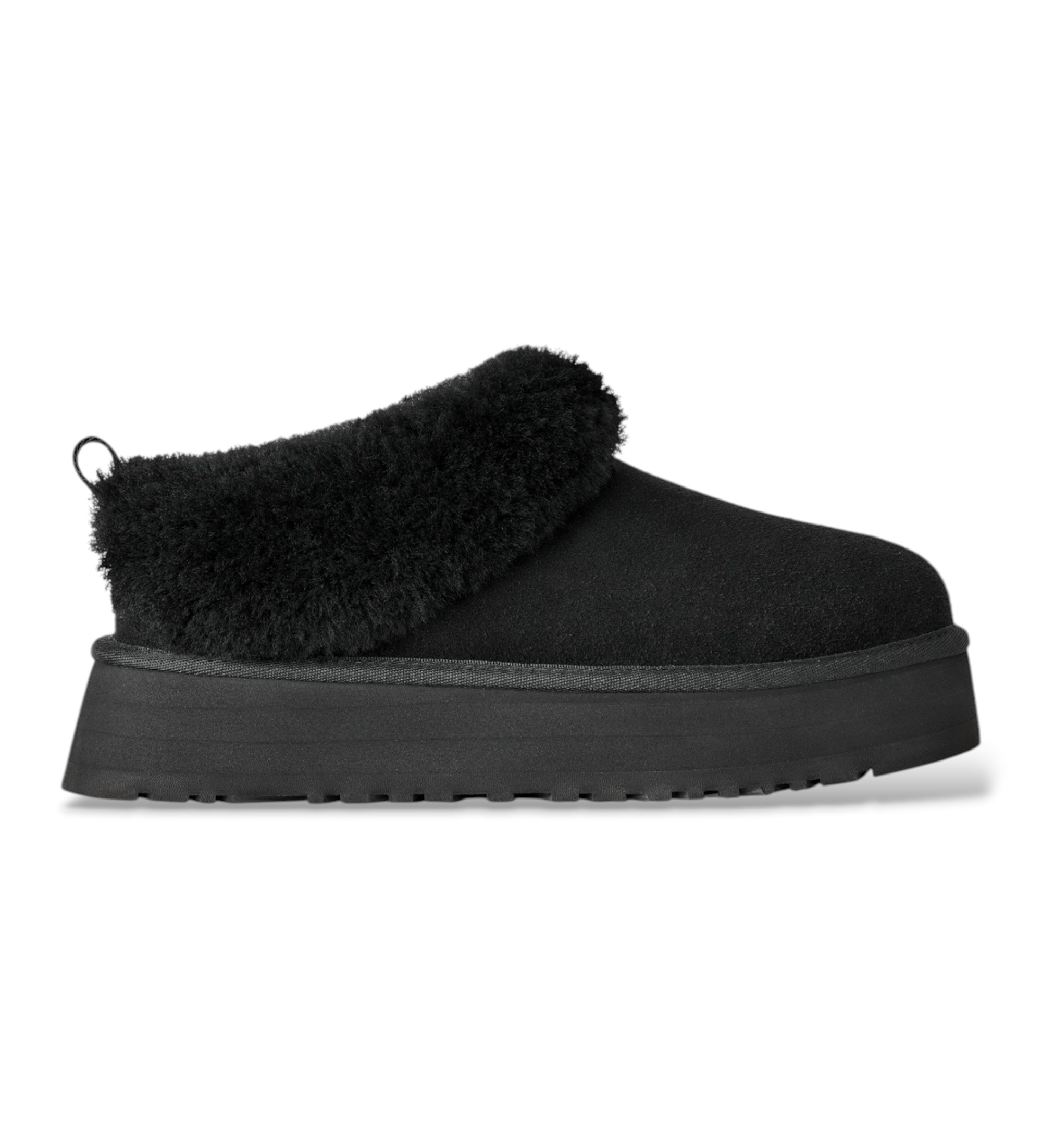 UGG für Damen. 1171393 Leder-Sneaker Tazzelle schwarz (41), Wohnung, Spaltleder, Keine, Lässig, Heimtextilien