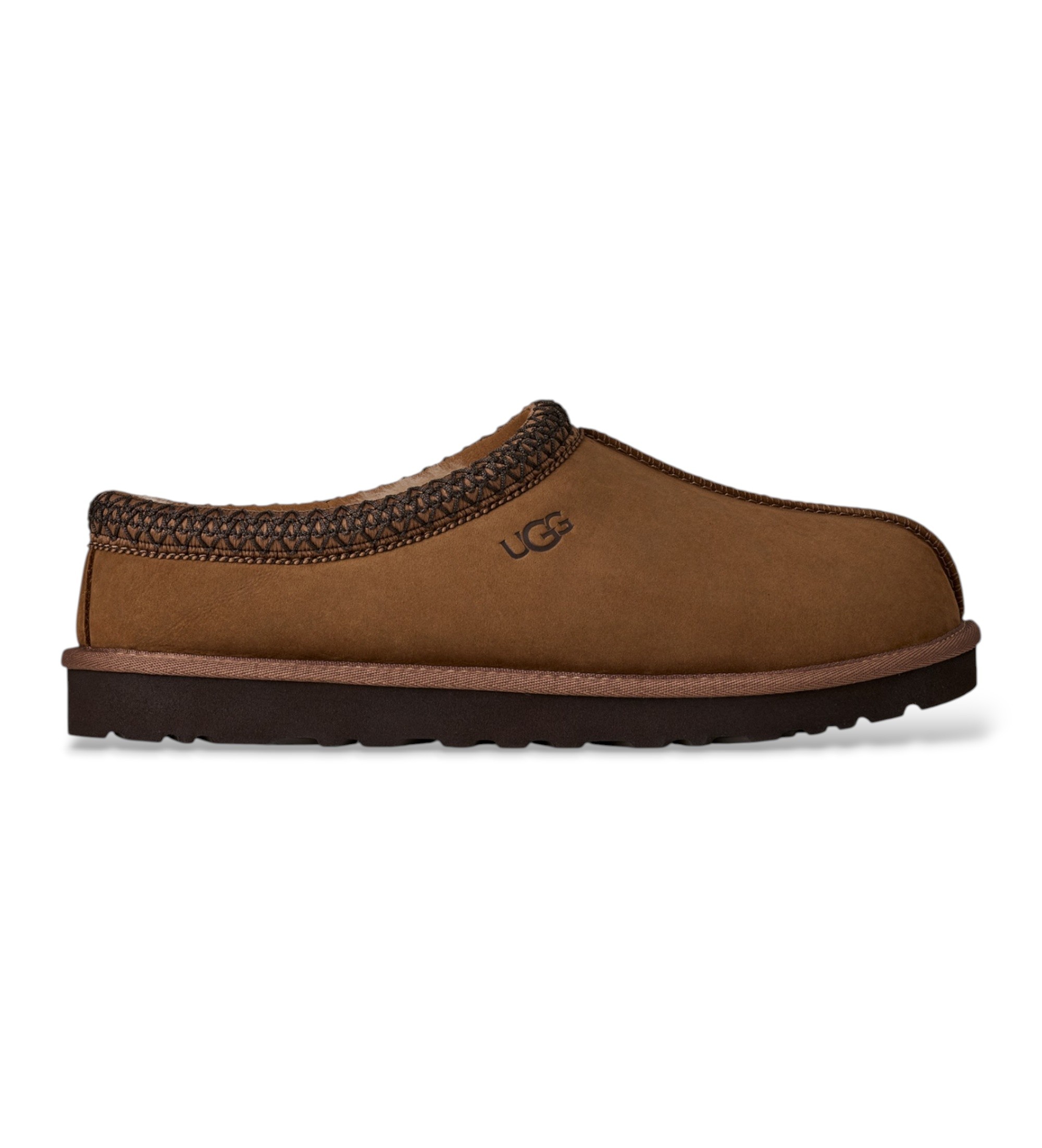 UGG für Herren. 1175070 Tasman II Nubuck Lederhausschuhe braun (44), Wohnung, Nobuck, Keine, Lässig, Heimtextilien