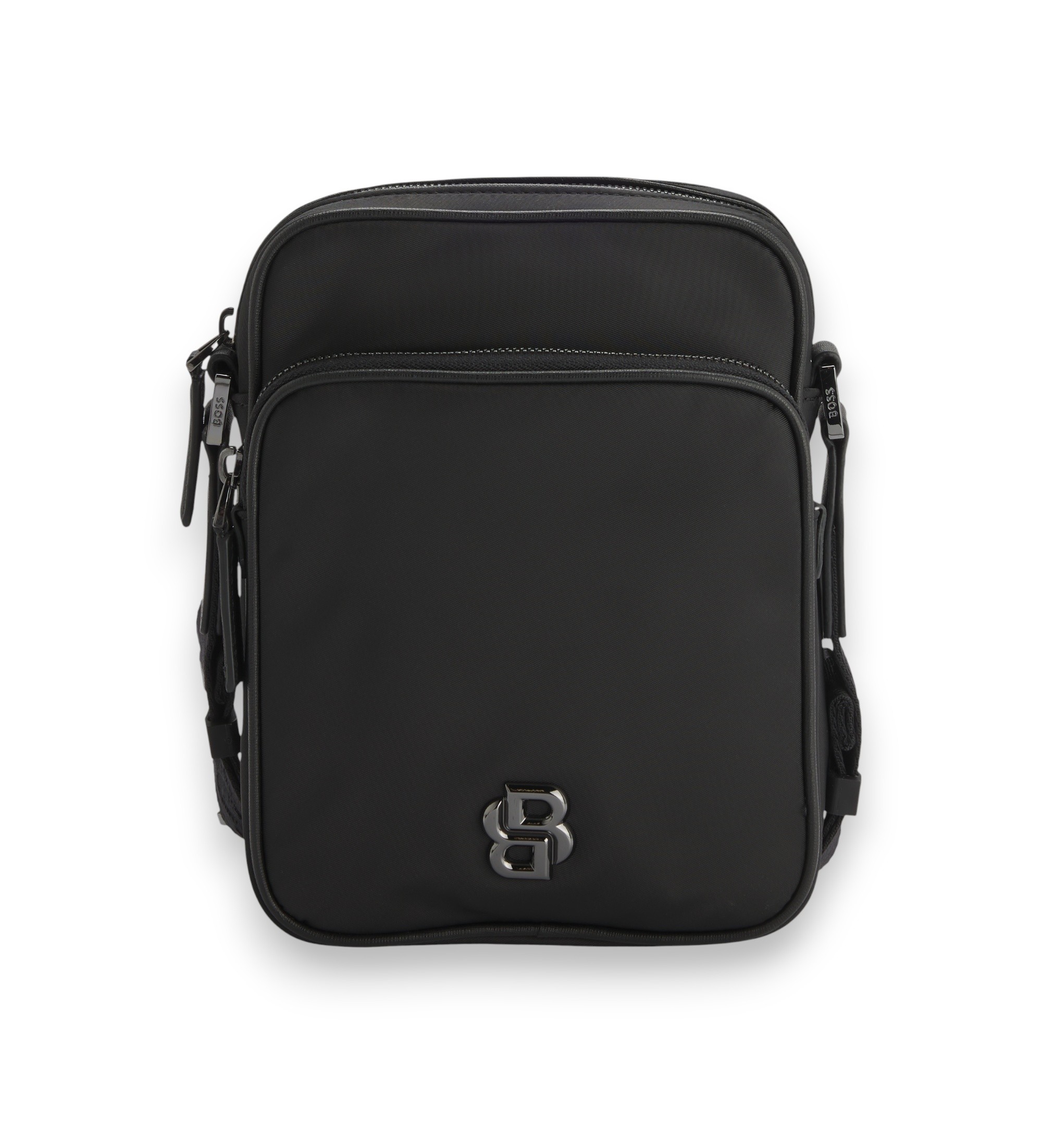 BOSS für Herren. 50523462 Schwarze Icon Tasche (OSFA), Lässig, Recyceltes Polyester