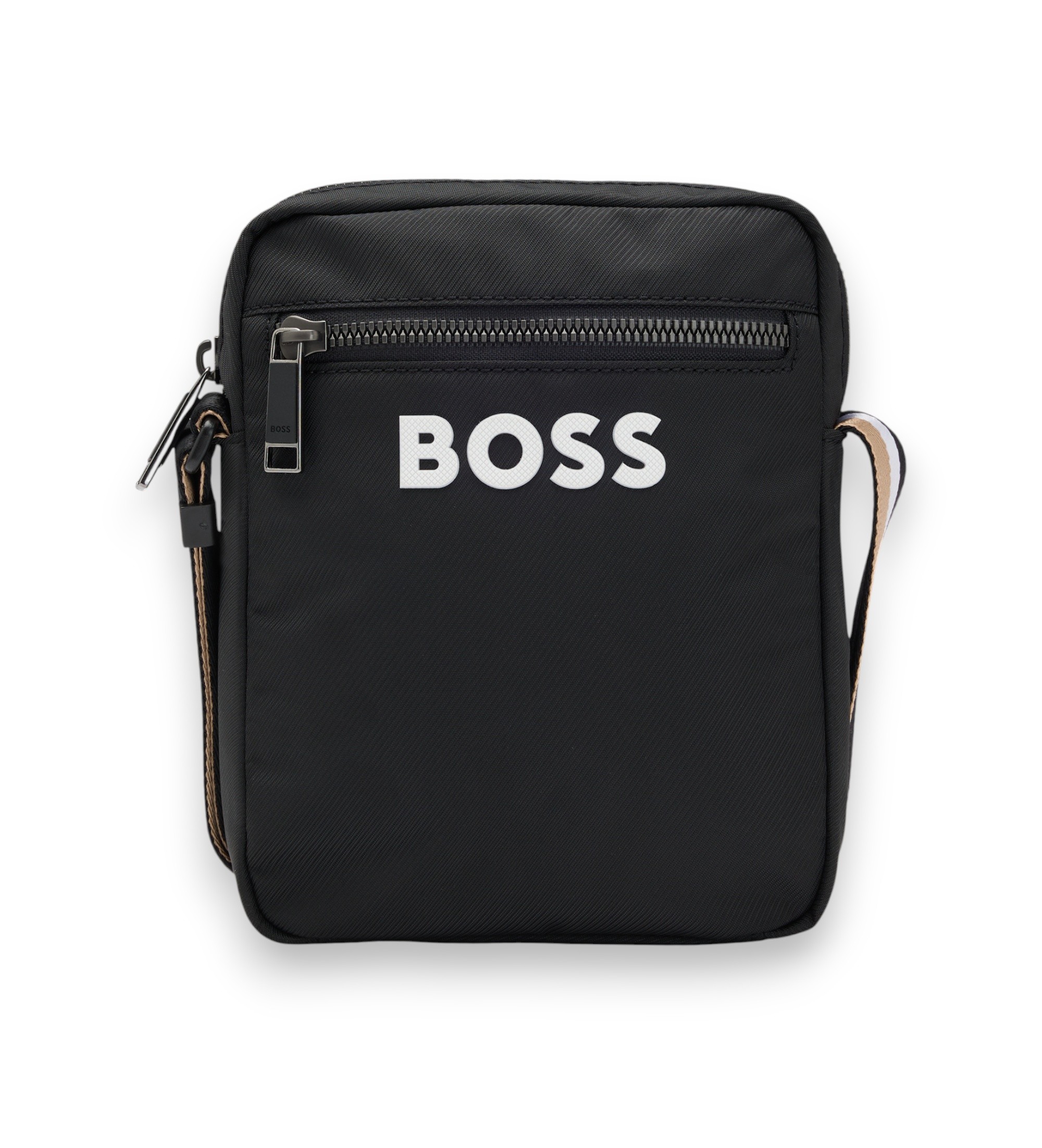 BOSS für Herren. 50511961 Tasche Catch 3.0 schwarz (OSFA), Lässig, Recyceltes Polyester