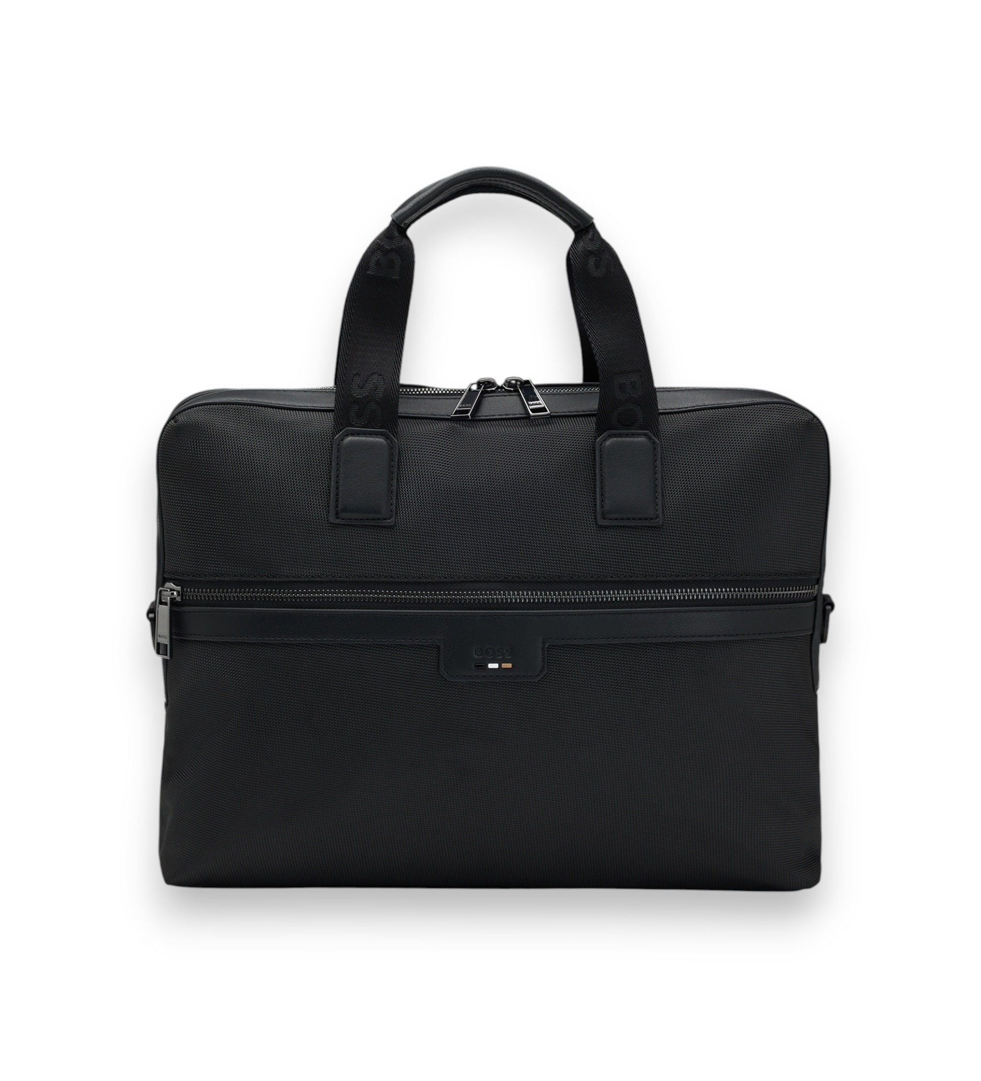 BOSS für Herren. 50536181 Aktentasche Ray schwarz (OSFA), Lässig, Recyceltes Polyester