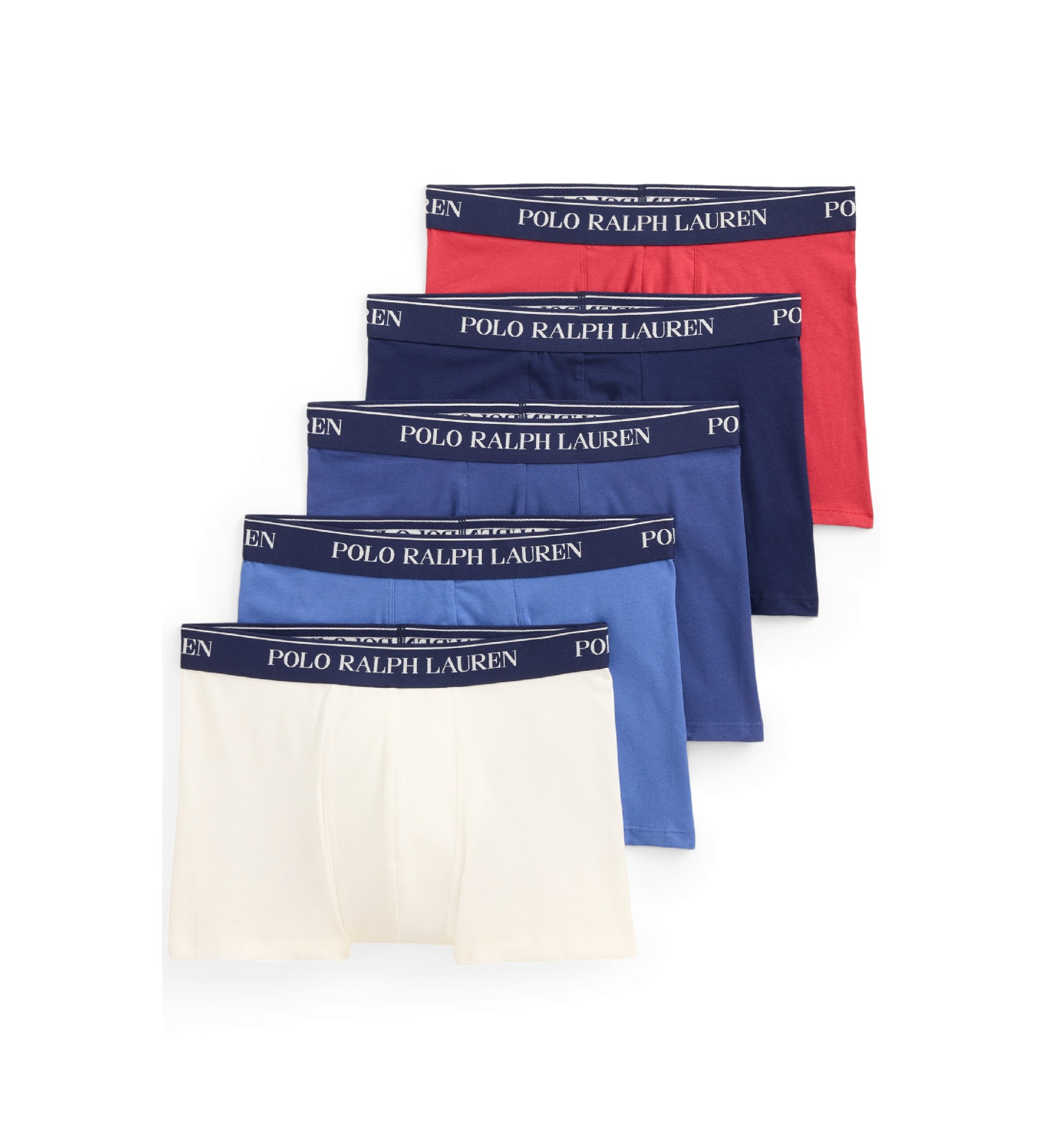 Polo Ralph Lauren für Herren. 714864292028 Set mit 5 klassischen Boxershorts aus elastischer Baumwolle, mehrfarbig (S), Heimtextilien