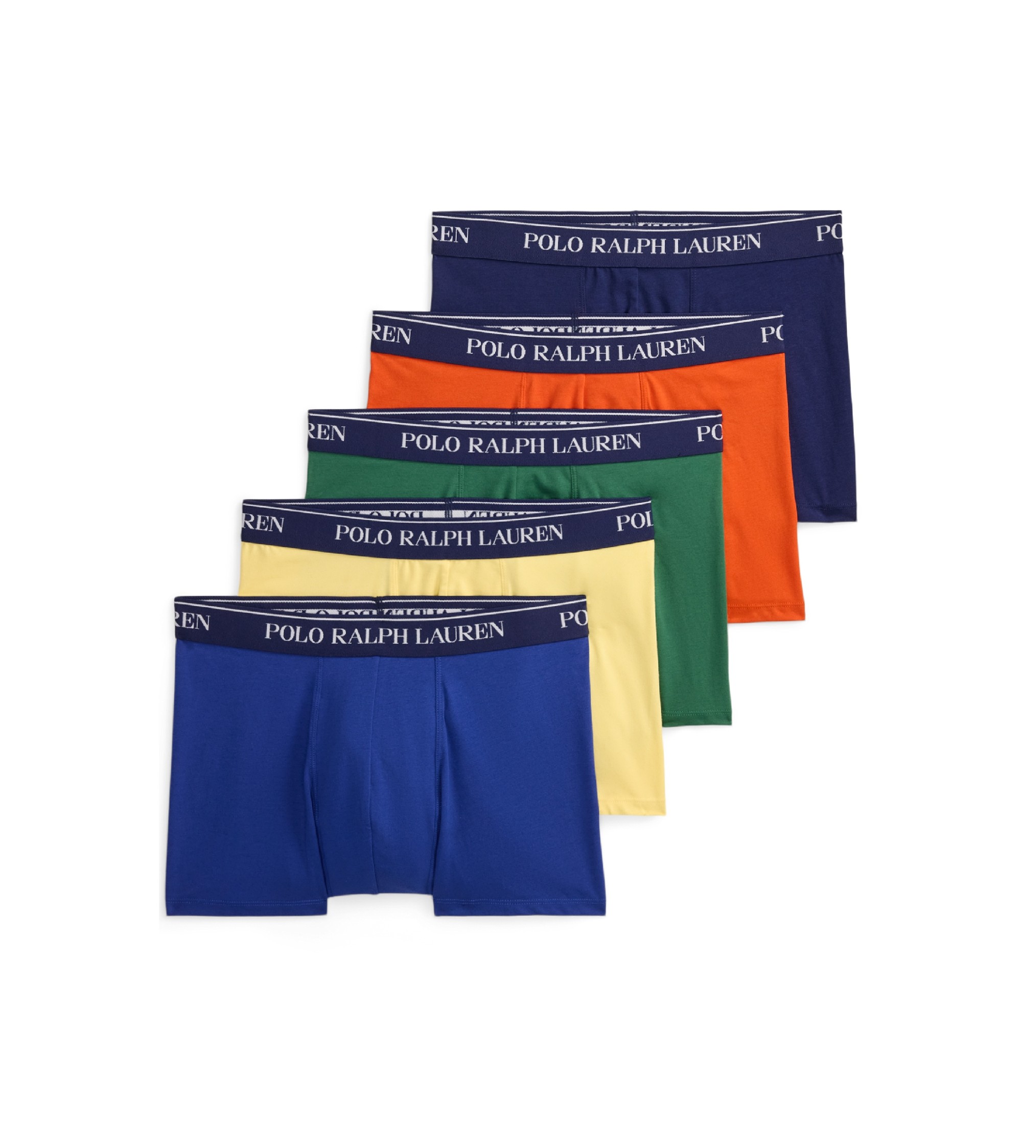 Polo Ralph Lauren für Herren. 714864292029 Set mit 5 klassischen Boxershorts aus elastischer Baumwolle, mehrfarbig (L), Heimtextilien
