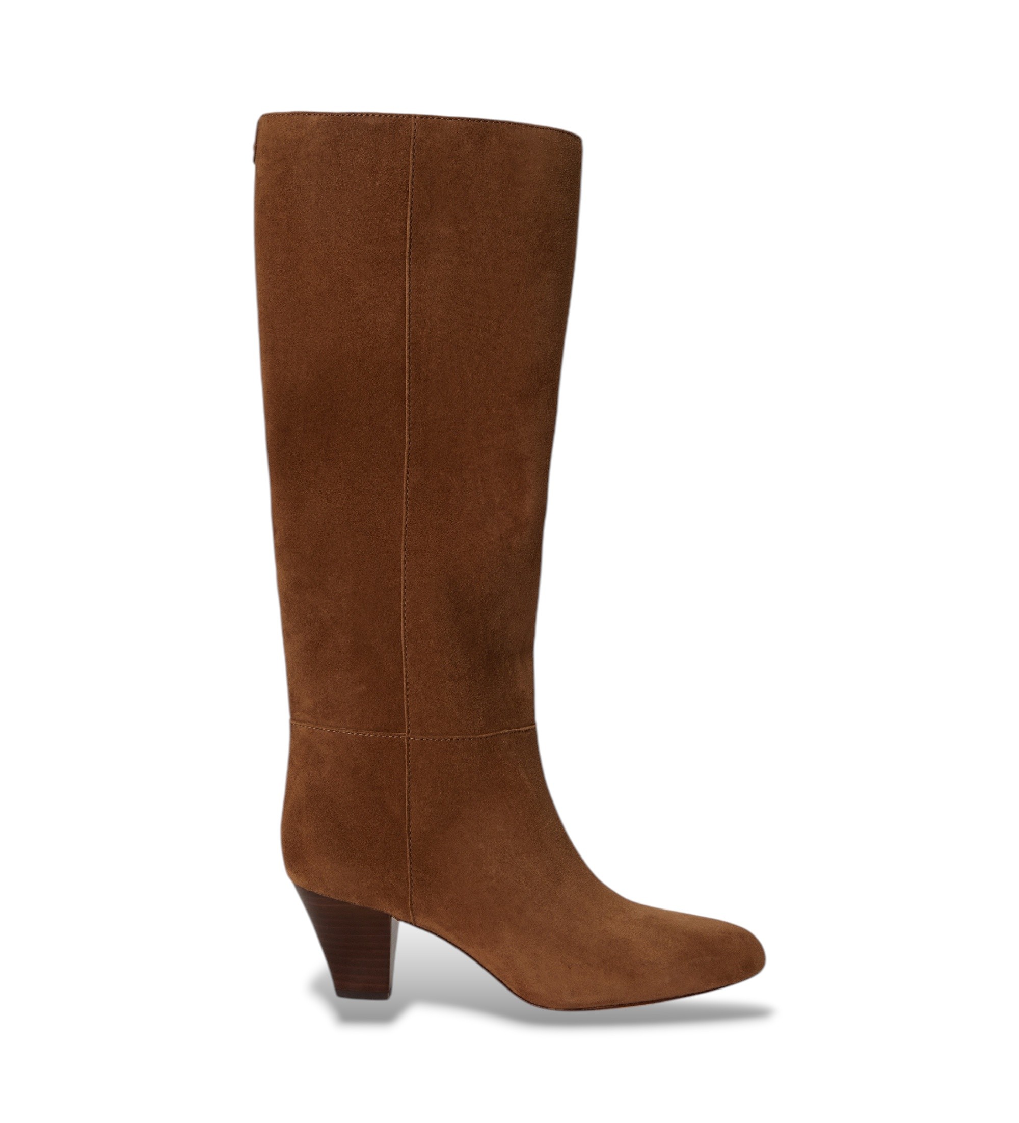 Lauren Ralph Lauren für Damen. 802P15715002 Braune Emrsyn Lederstiefel (40), 3 bis 5 cm, Reißverschluss, Lässig