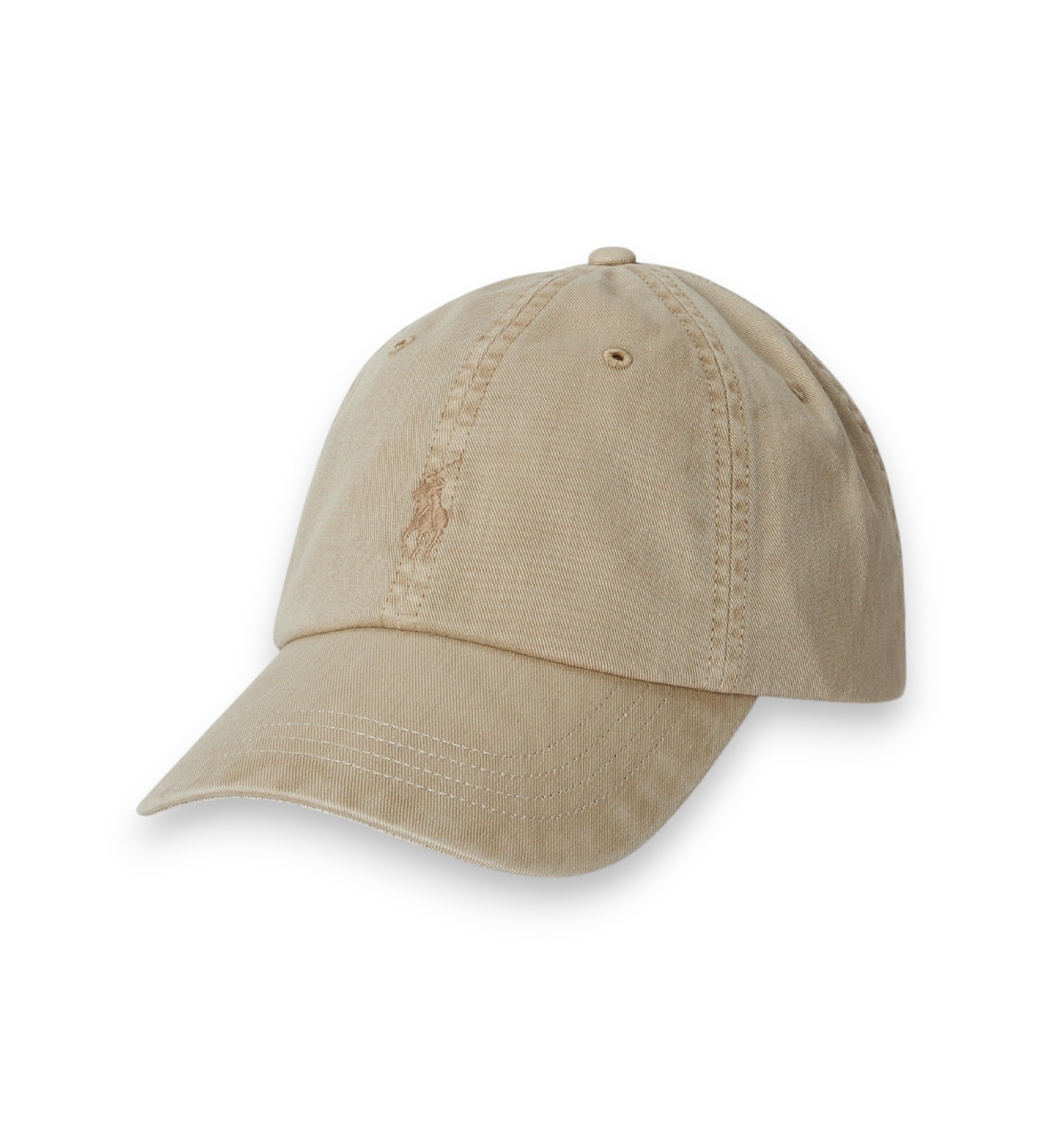 Polo Ralph Lauren für Herren. 710980231503 Gefärbte Serge-Kappe in Beige (OSFA), Lässig, Baumwolle