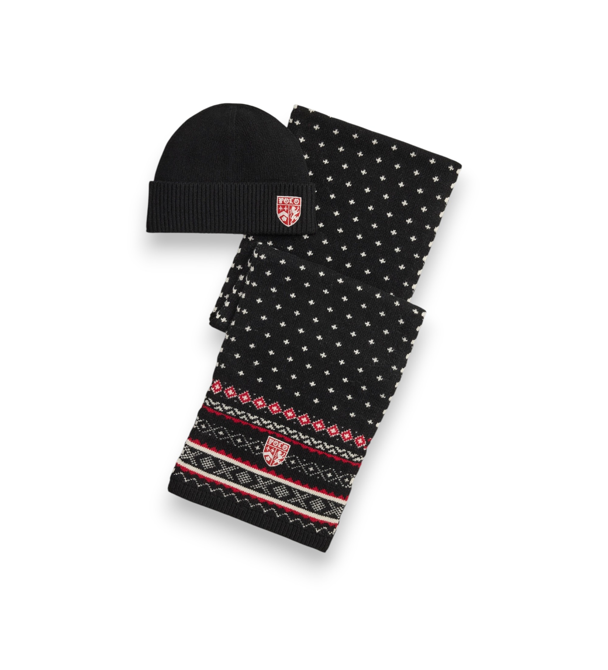 Polo Ralph Lauren für Herren. 449P20316001 Nordisches Set schwarz mehrfarbig (OSFA), Wolle, Klassisch