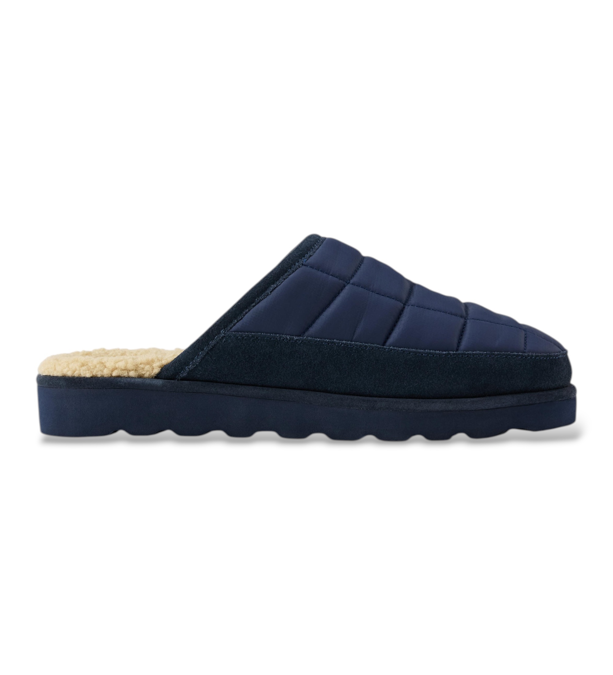 Polo Ralph Lauren für Herren. 843981610006 Blaue Trim-Hausschuhe (46), Stoff, Wohnung, Keine, Heimtextilien, Marine
