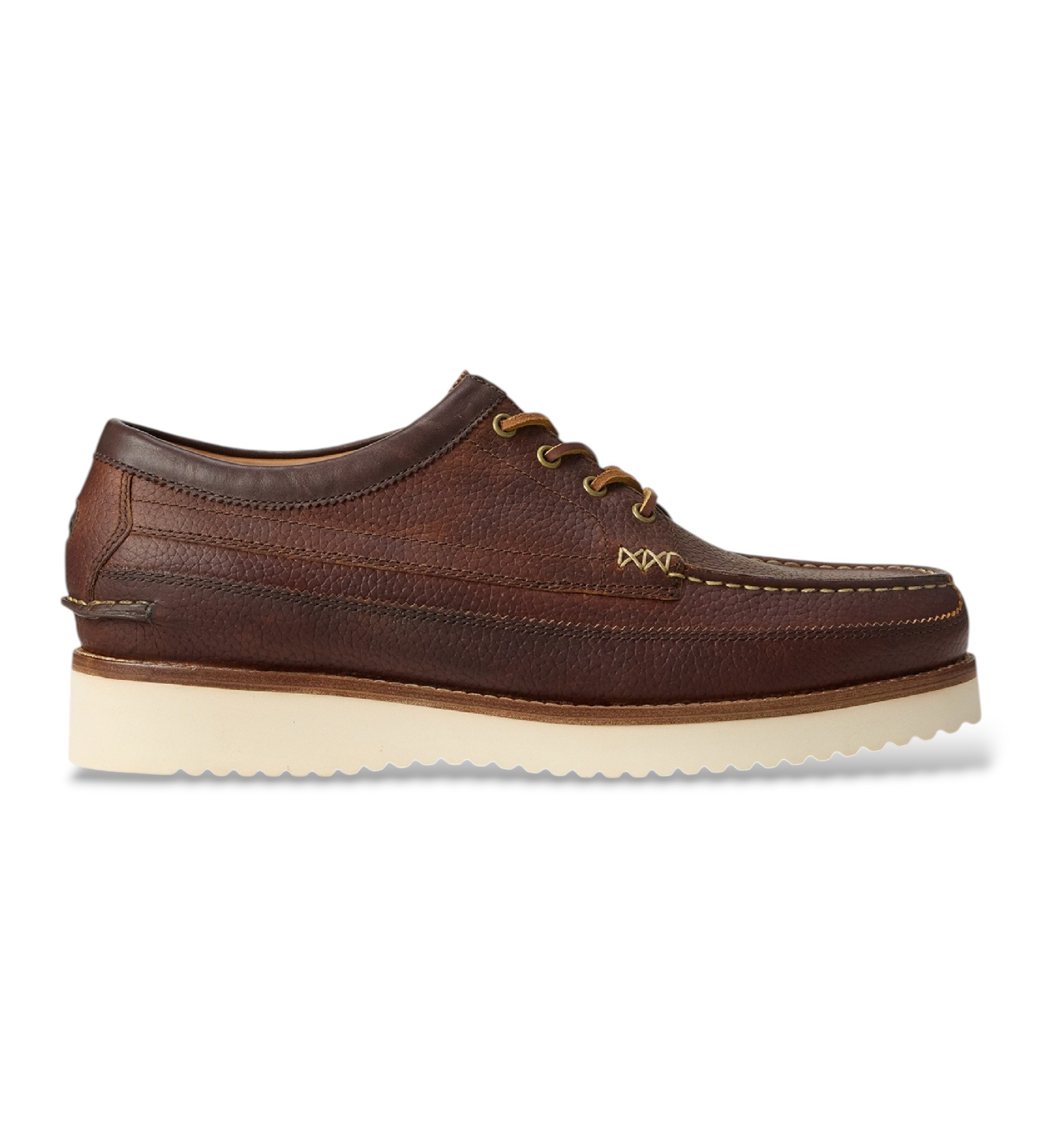 Polo Ralph Lauren für Herren. 812P15873001 Braune Ranger Mokassins aus Leder (42), Wohnung, Keine, Lässig