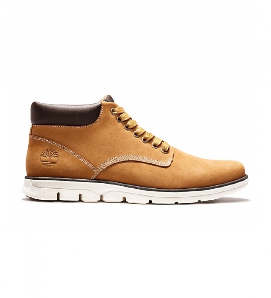 Timberland für Herren. TB0A19892311 Bradstreet-Tschukka-Kamelleder-Schuhe (44), Braun, Wohnung, Schnürsenkel, Lässig