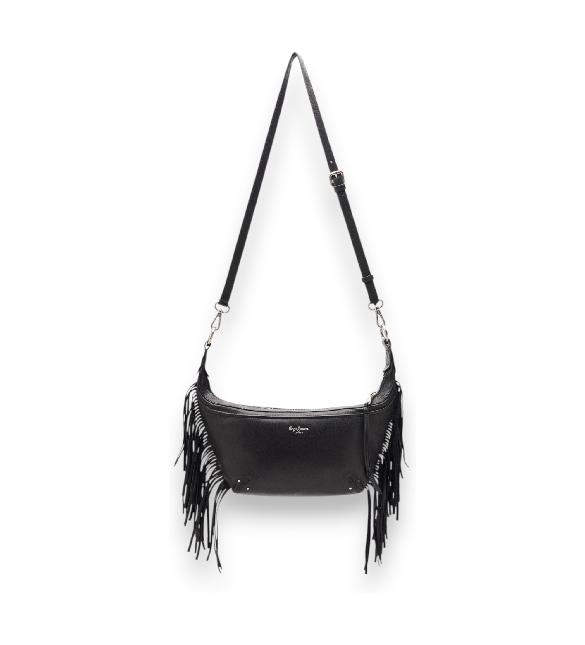 Pepe Jeansvoor vrouwen. PL0300226 Leren schoudertas Roxie Cup zwart (OSFA), Casual, Leer